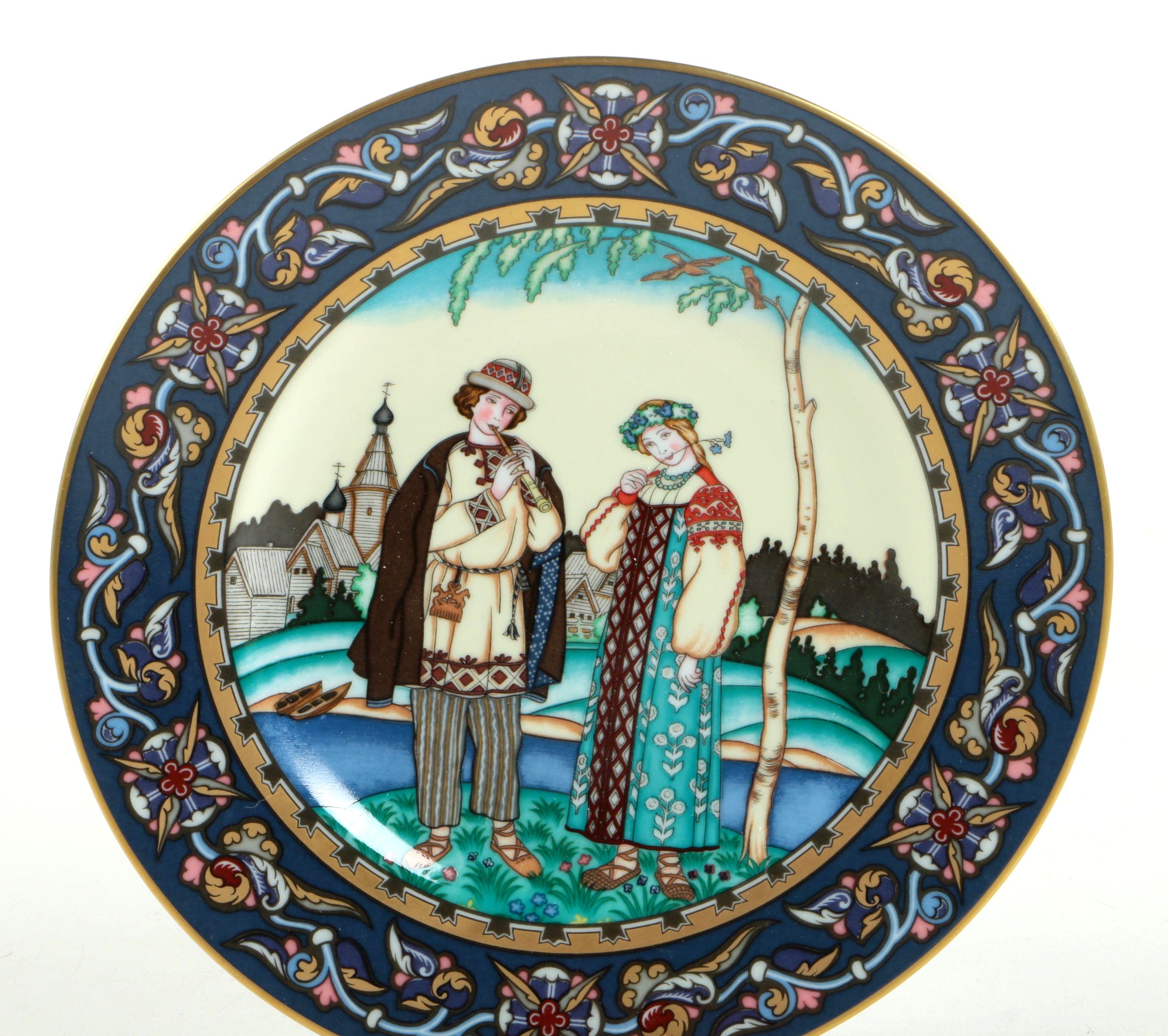 Heinrich Porzellan "Russian Fariy Tales" Decorated Plates