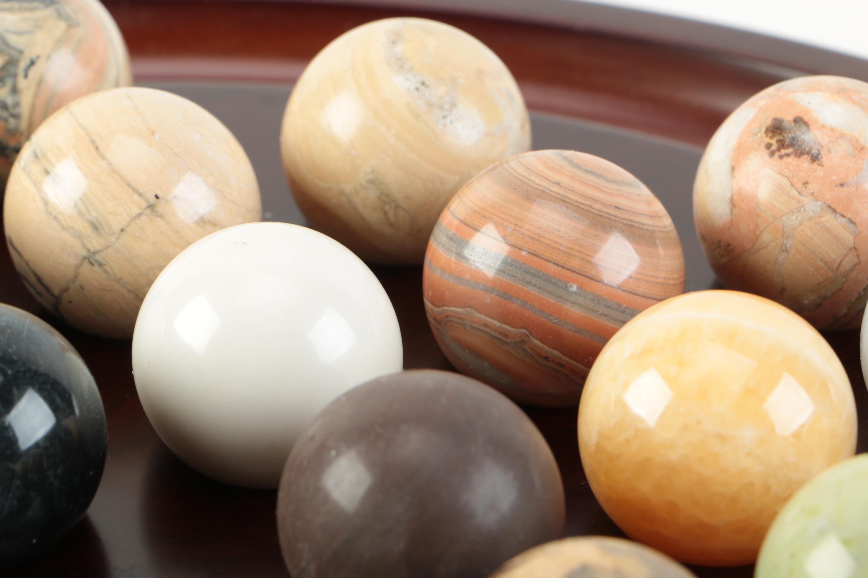 Bombay Company Marble Solitaire