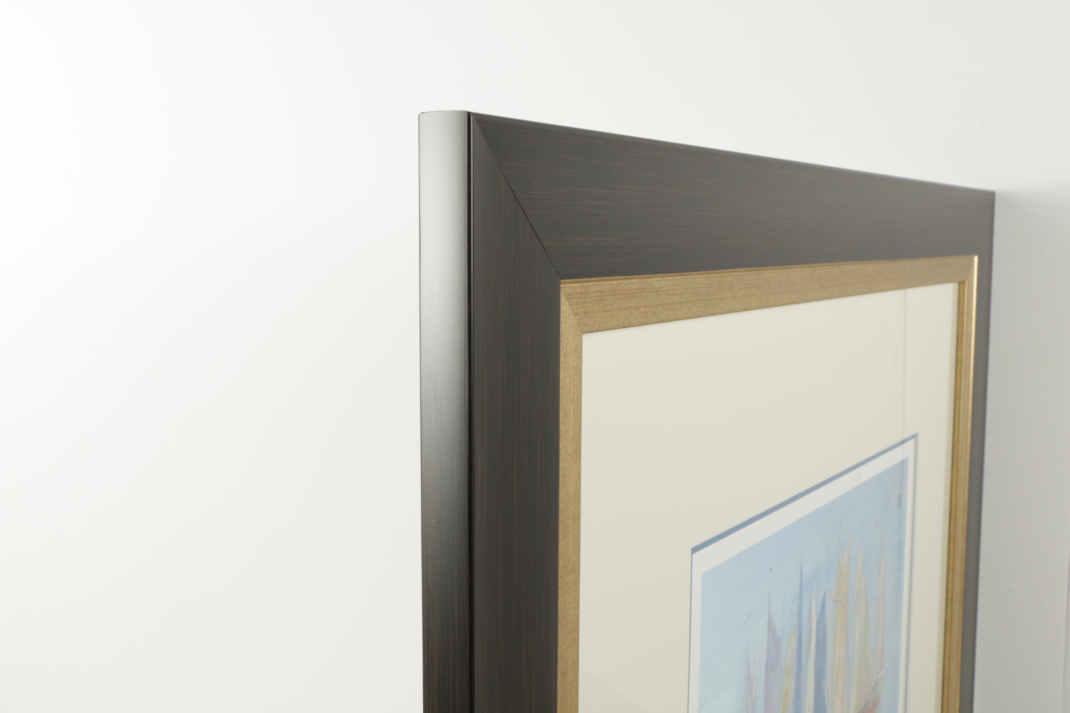 Duaiv Limited Edition Offset Lithograph "Calm and Sailboats"