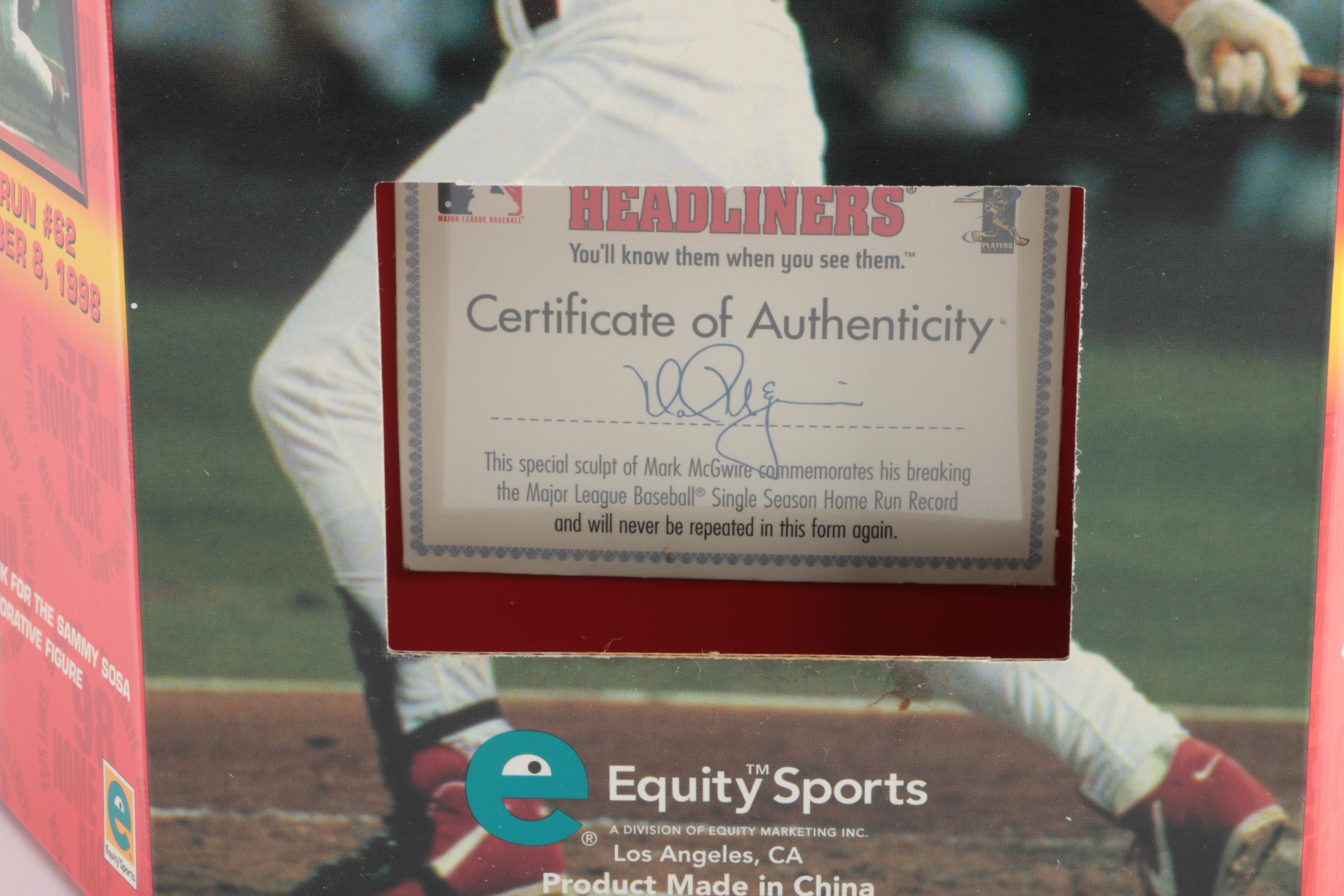 Mark McGwire Bobble Head and Figures