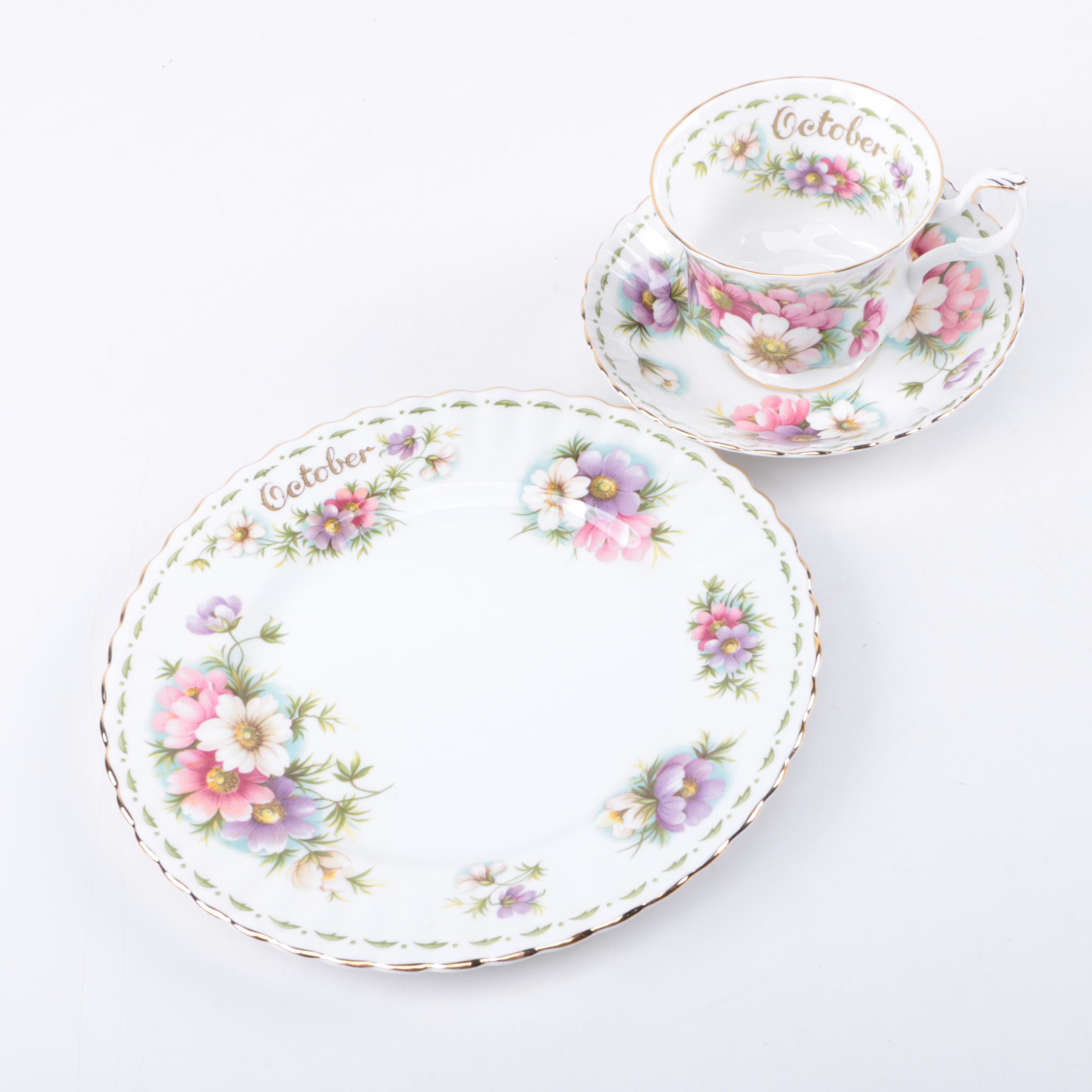Royal Albert "Flower of the Month" Tableware