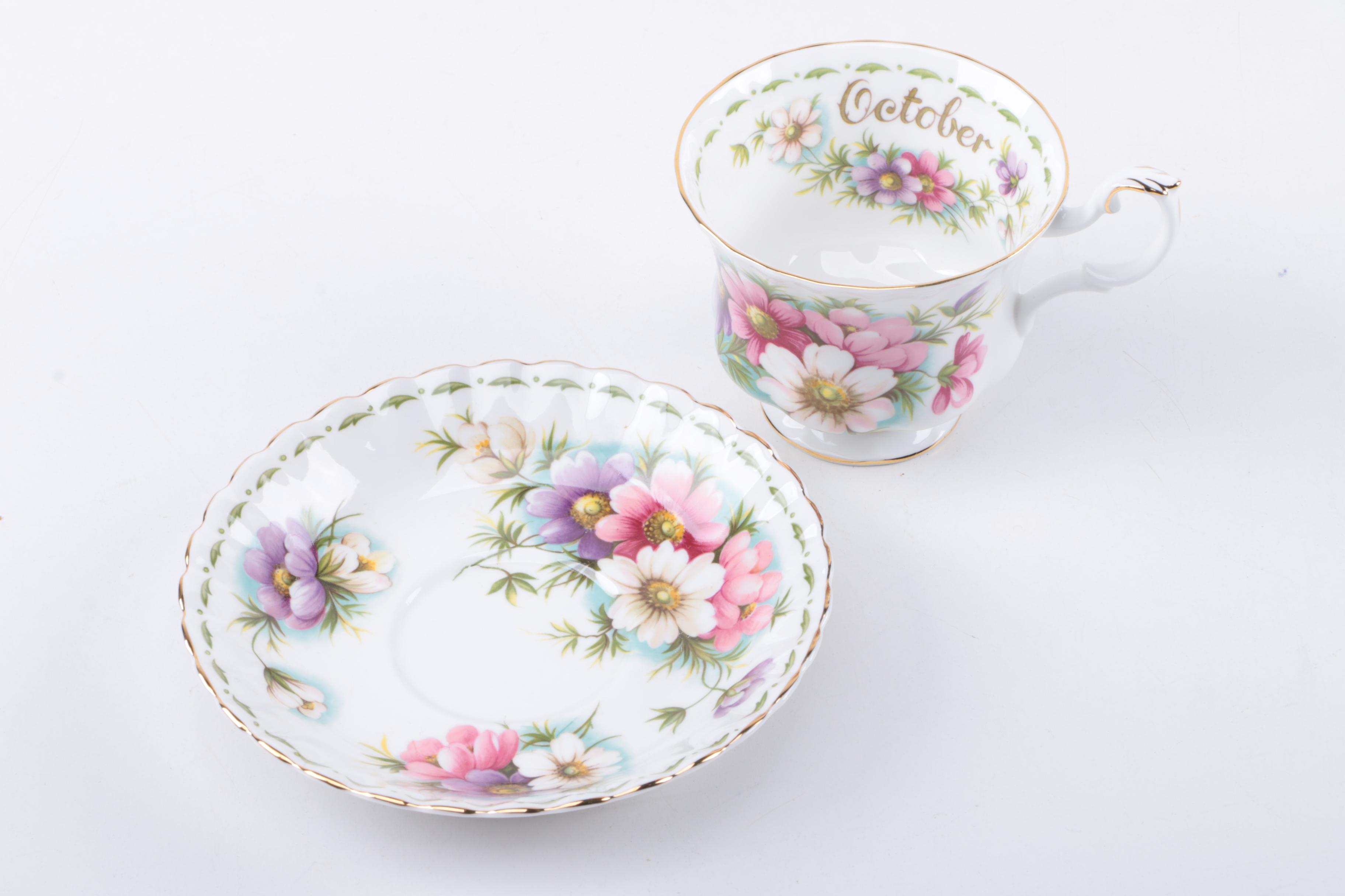 Royal Albert "Flower of the Month" Tableware