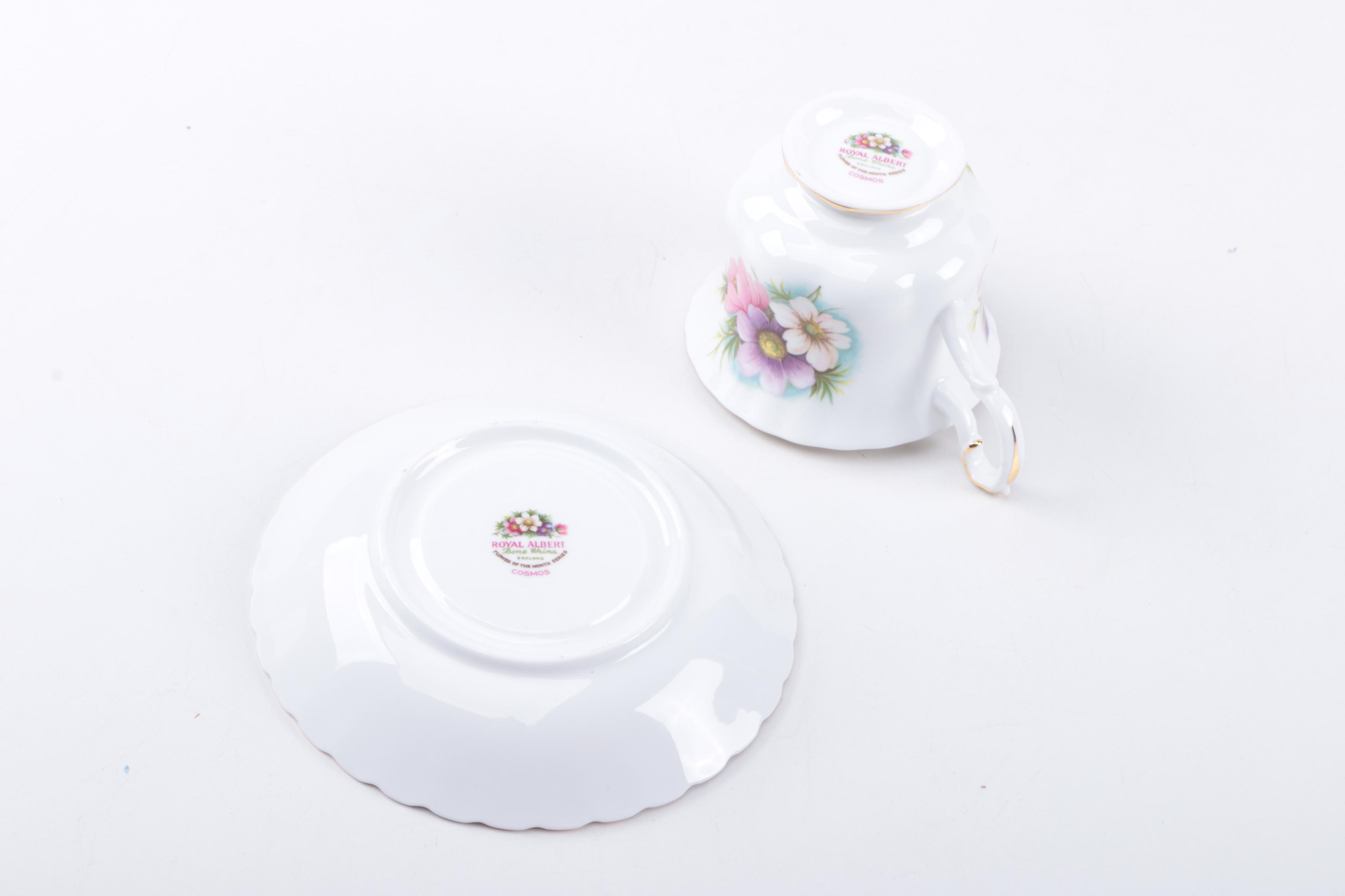 Royal Albert "Flower of the Month" Tableware