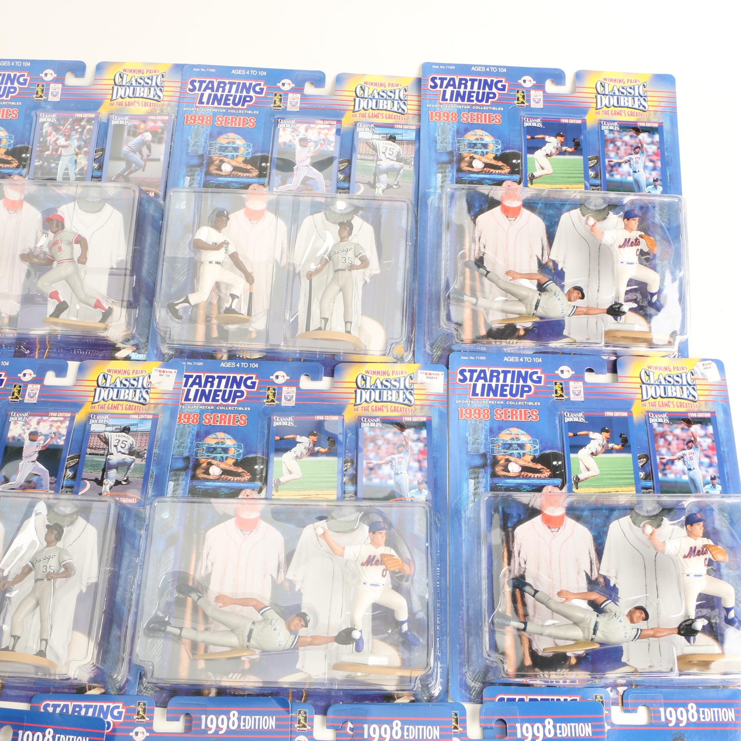 "Classic Doubles" Baseball Action Figures and Card Sets