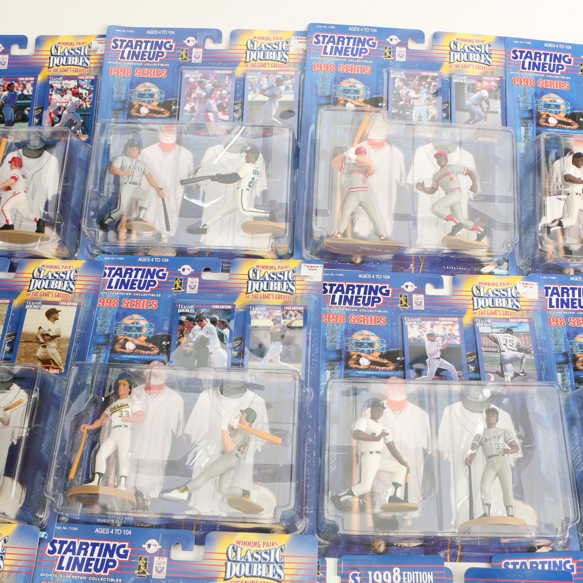 "Classic Doubles" Baseball Action Figures and Card Sets