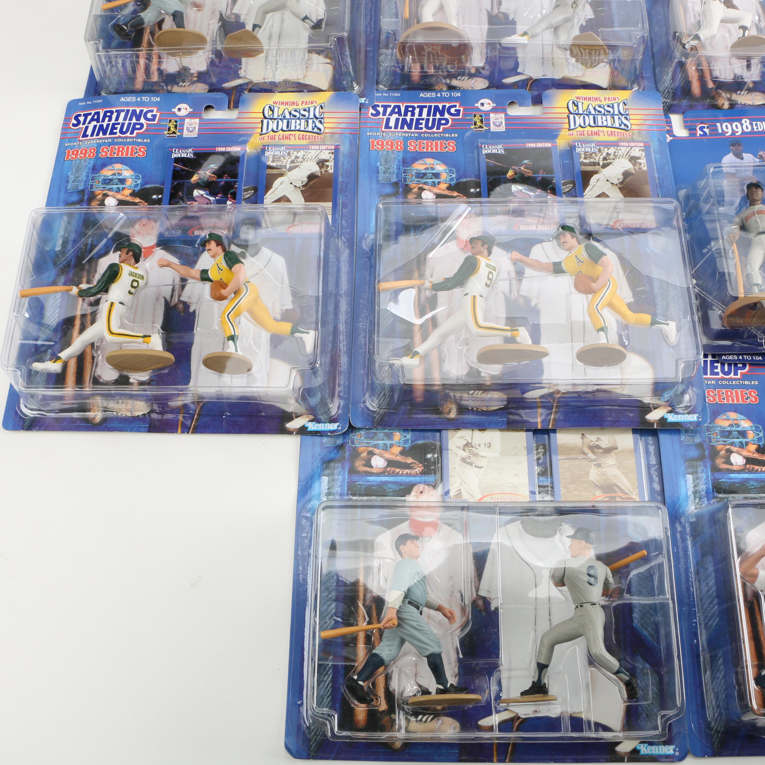 "Classic Doubles" Baseball Action Figures and Card Sets