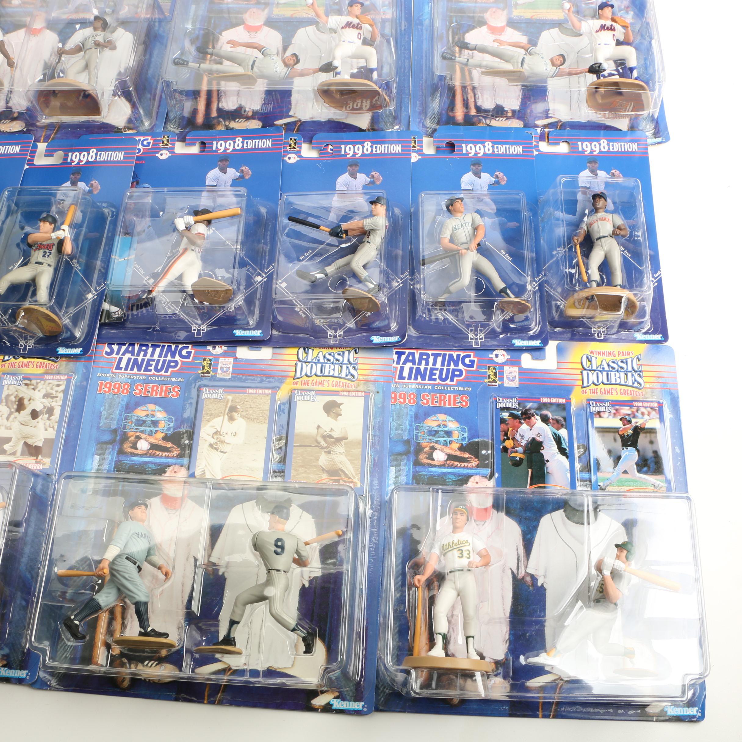 "Classic Doubles" Baseball Action Figures and Card Sets