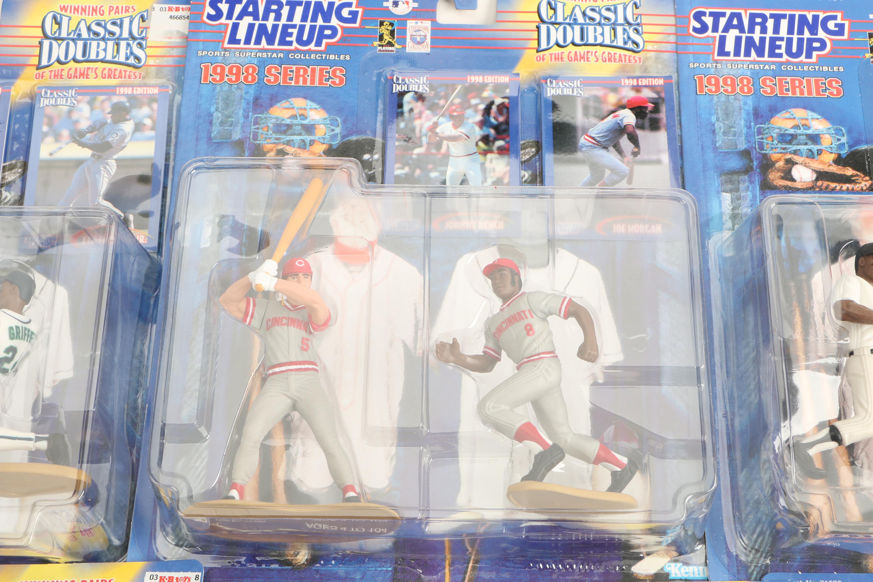"Classic Doubles" Baseball Action Figures and Card Sets
