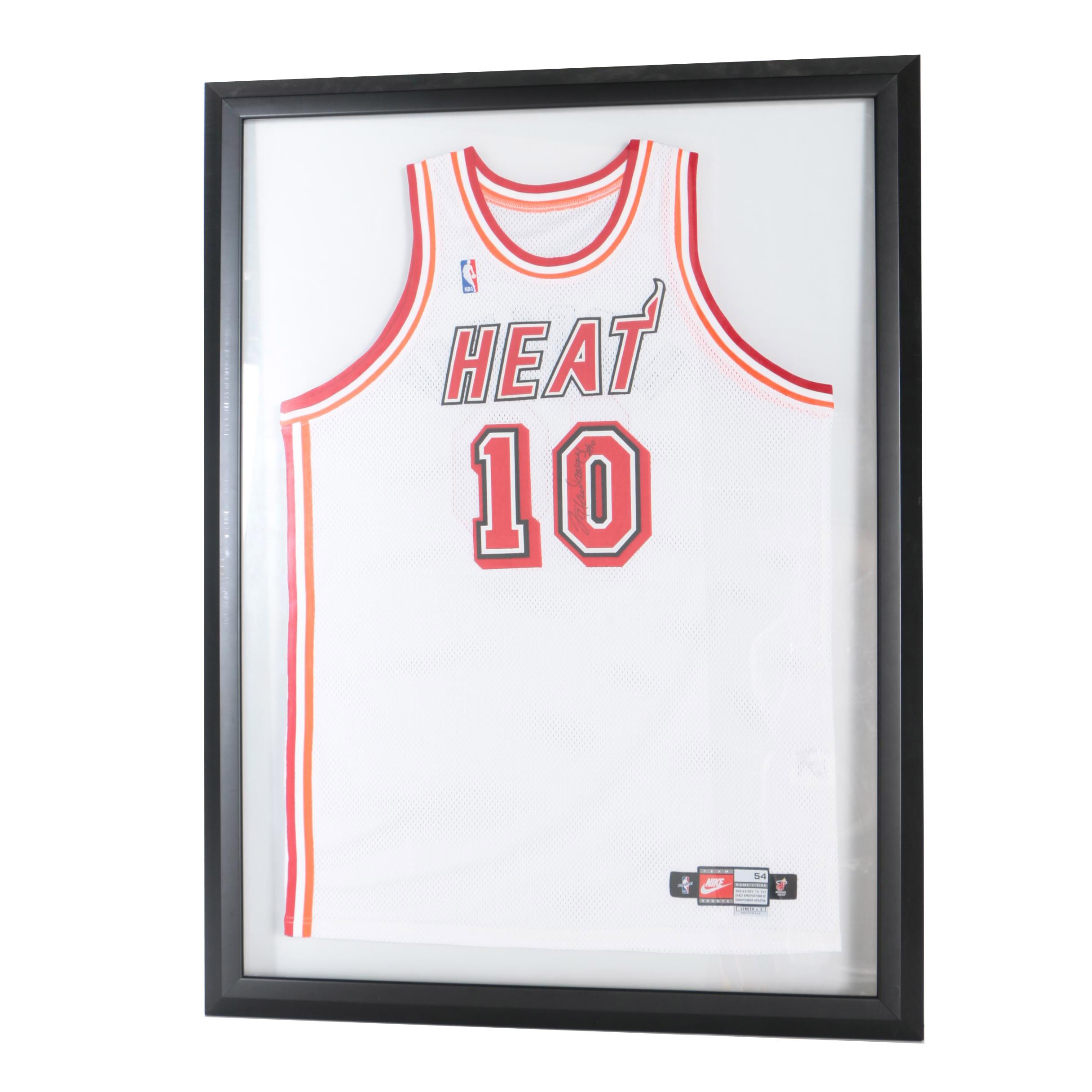 Tim Hardaway Autographed Miami Heat Jersey