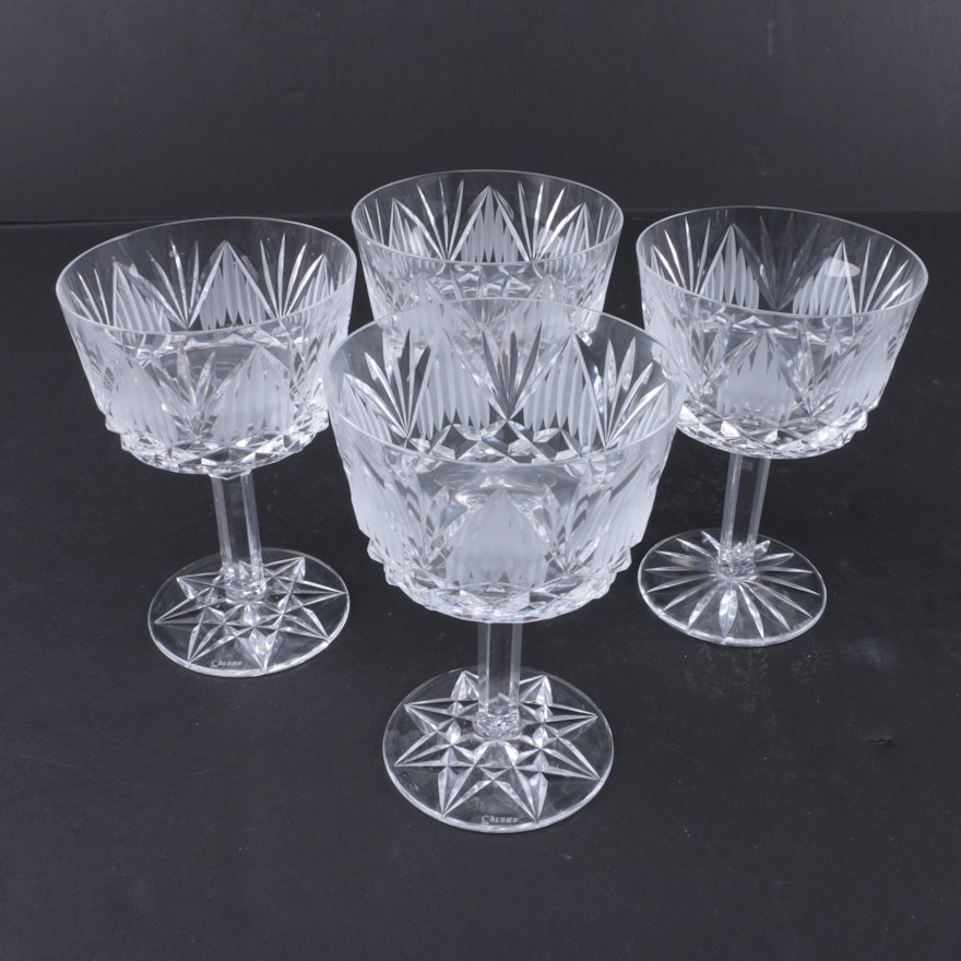 Tyrone Crystal "Shannon Suite" Champagne Coupes