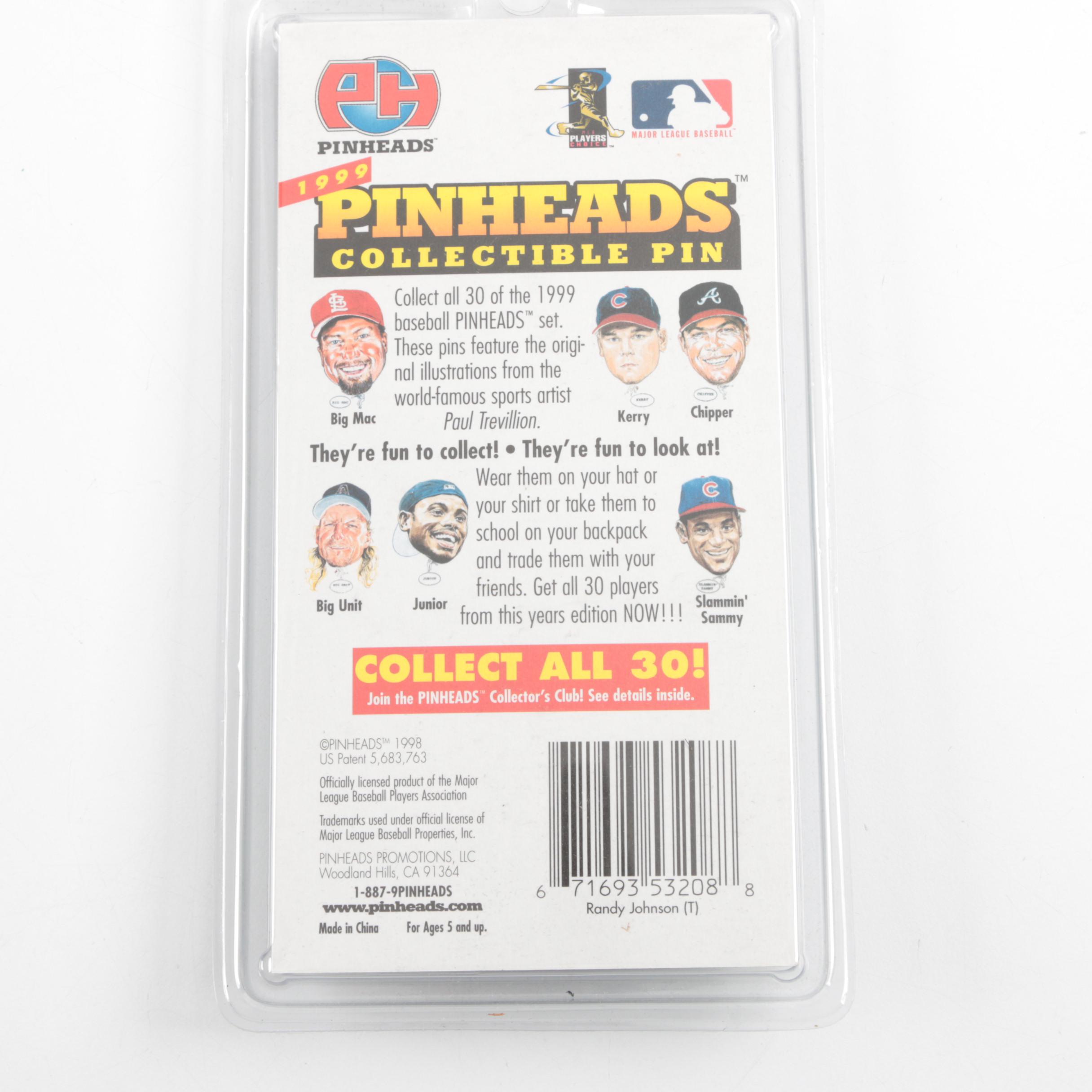 Collection of Pinheads Collectible Lapel Pins