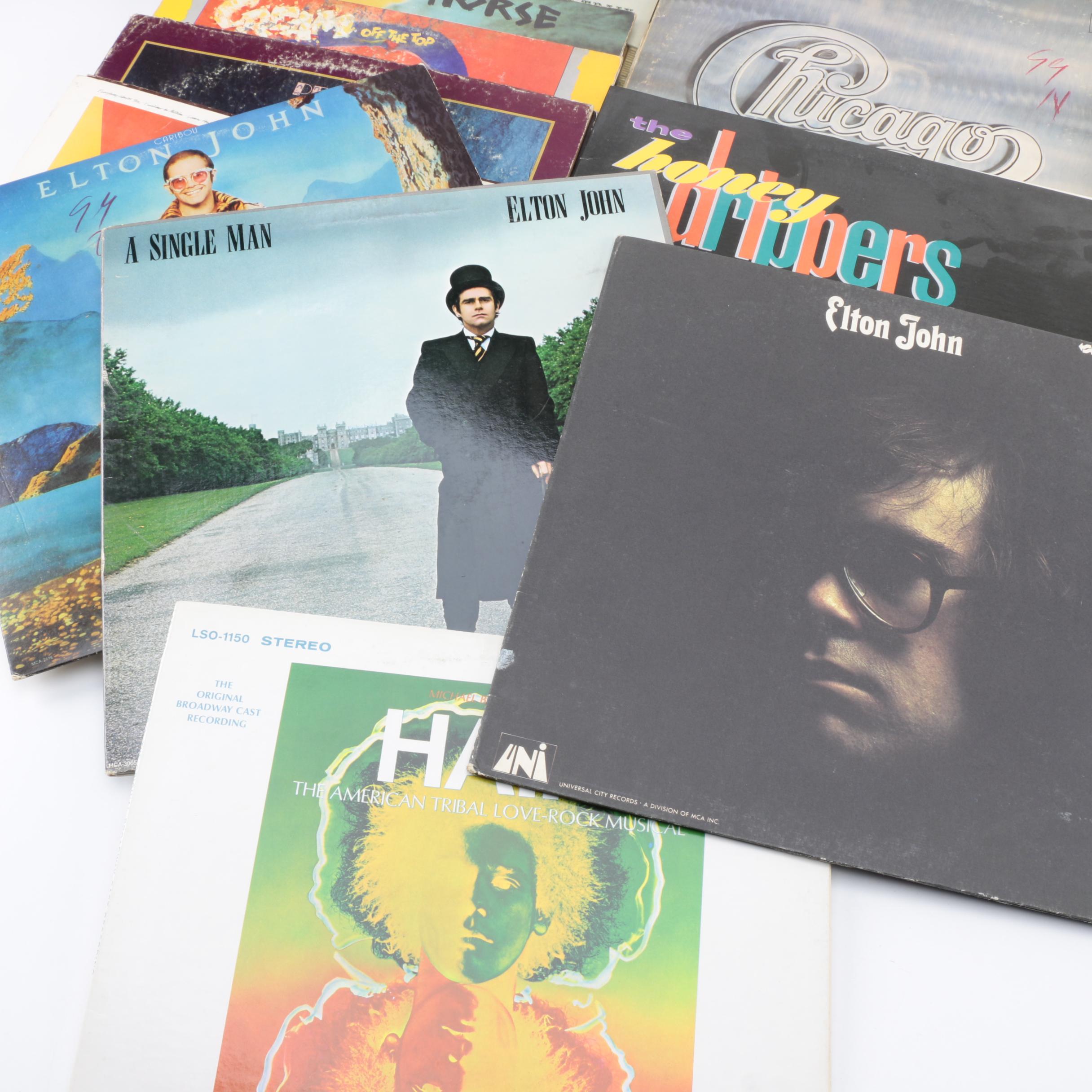 Fats Domino, Hendrix, Skynyrd, Cheap Trick and Other Rock/Pop LPs