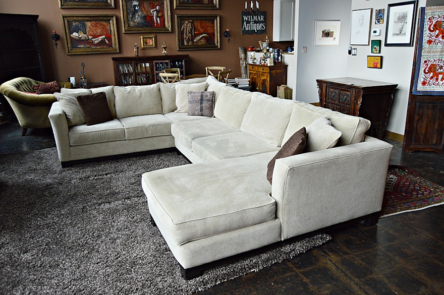 Jonathan Louis Upholstered Three Piece Sectional from Macy's