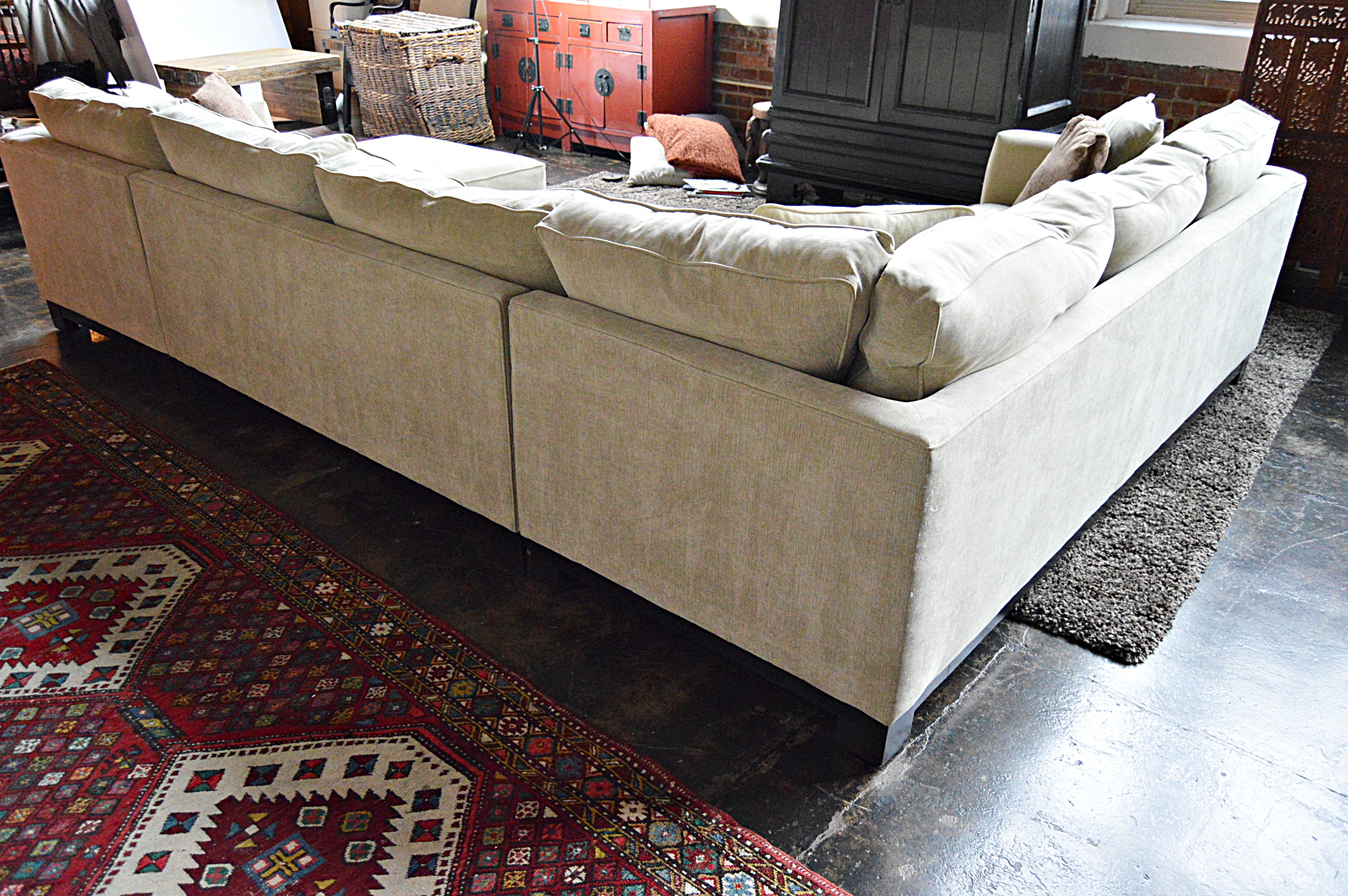 Jonathan Louis Upholstered Three Piece Sectional from Macy's