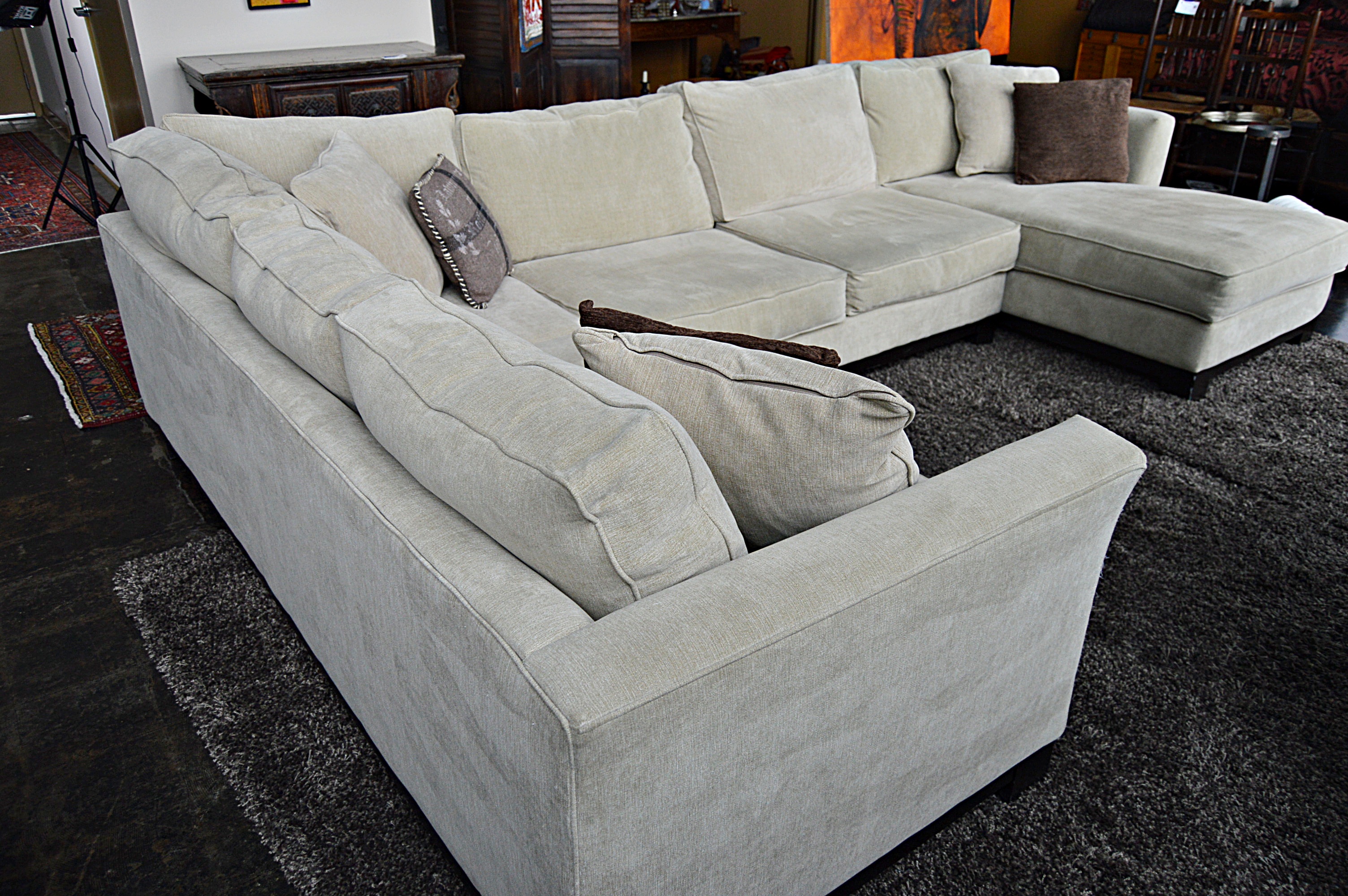 Jonathan Louis Upholstered Three Piece Sectional from Macy's