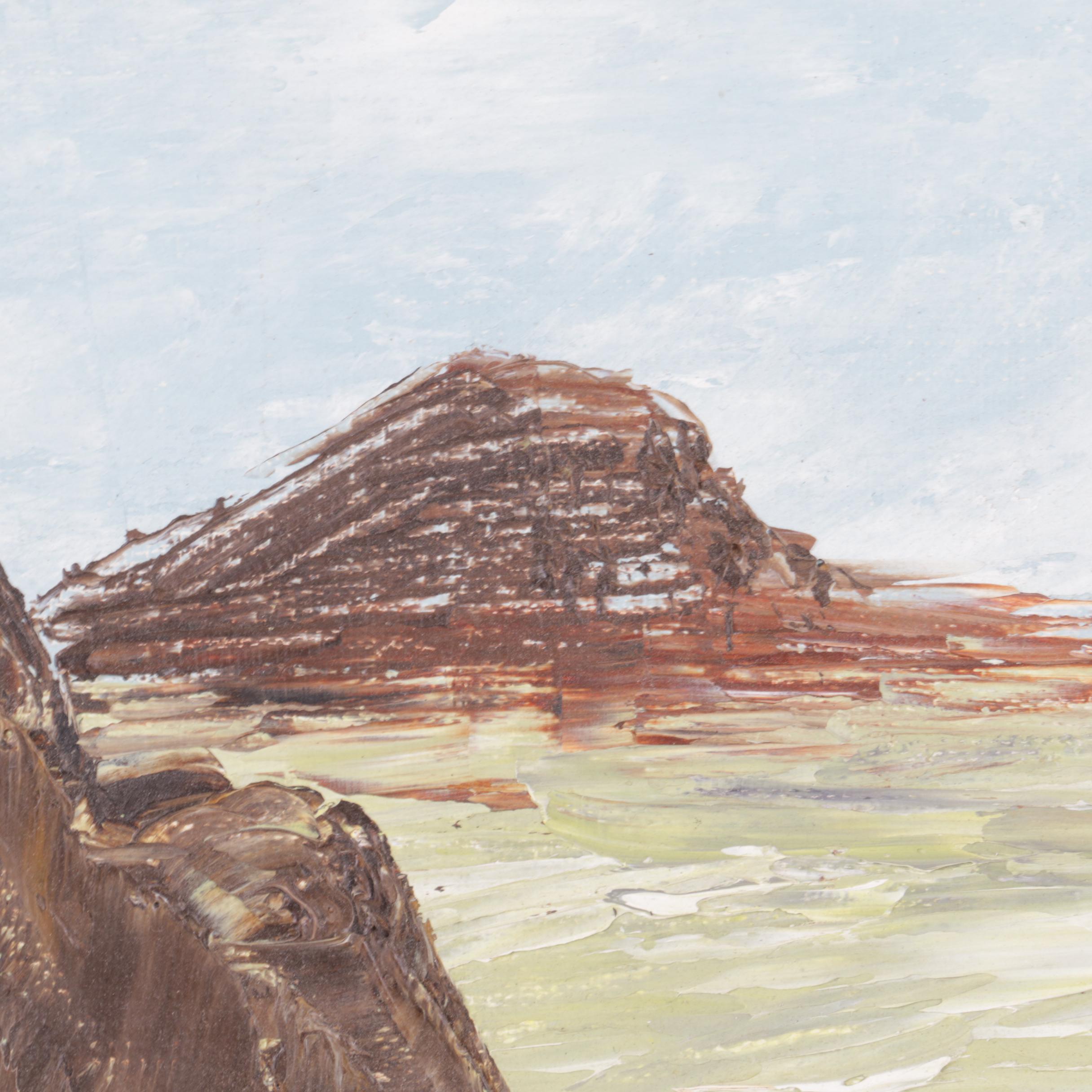 Gordon Abbot Oil on Board of a Seascape