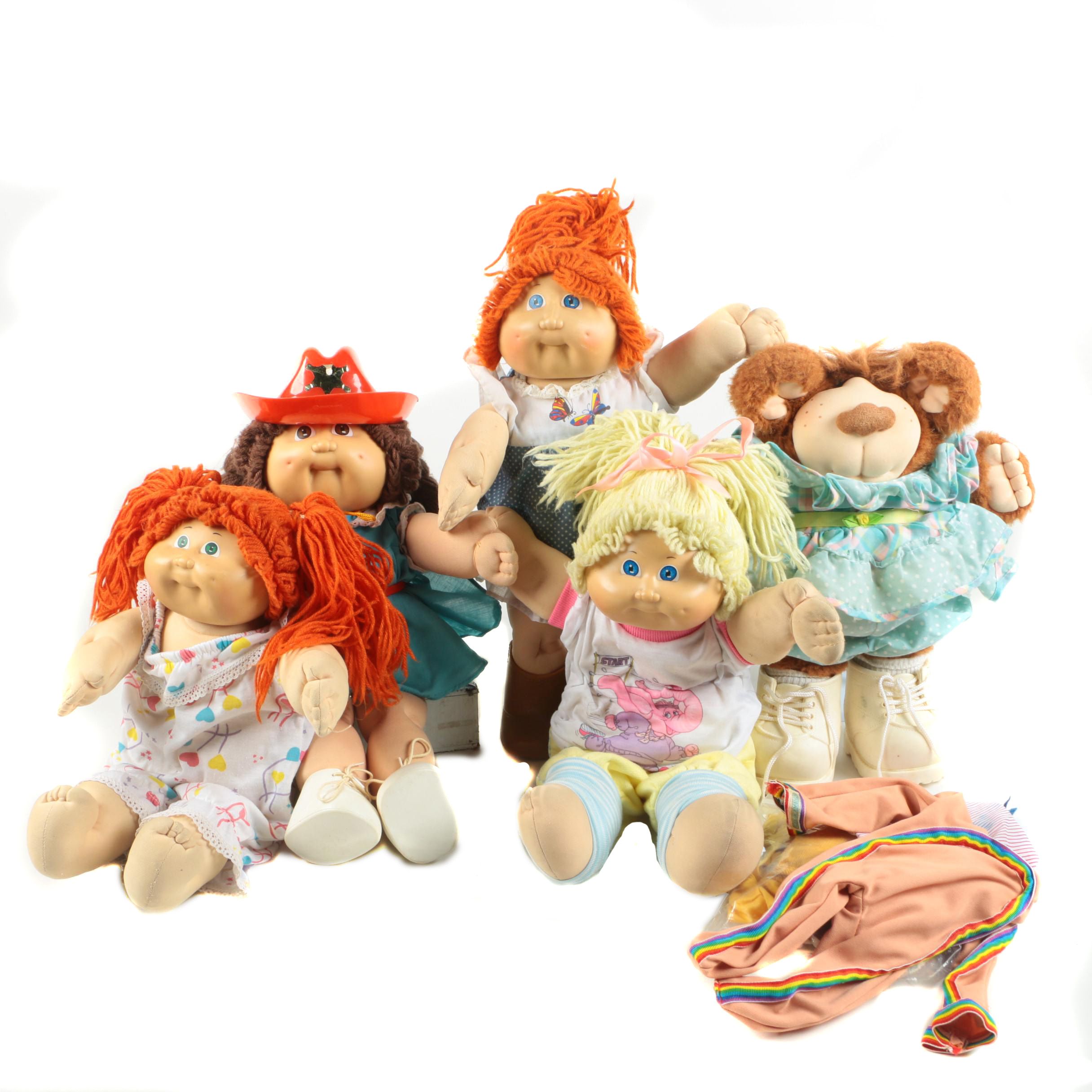 Vintage "Cabbage Patch Kids" Dolls and Clothes