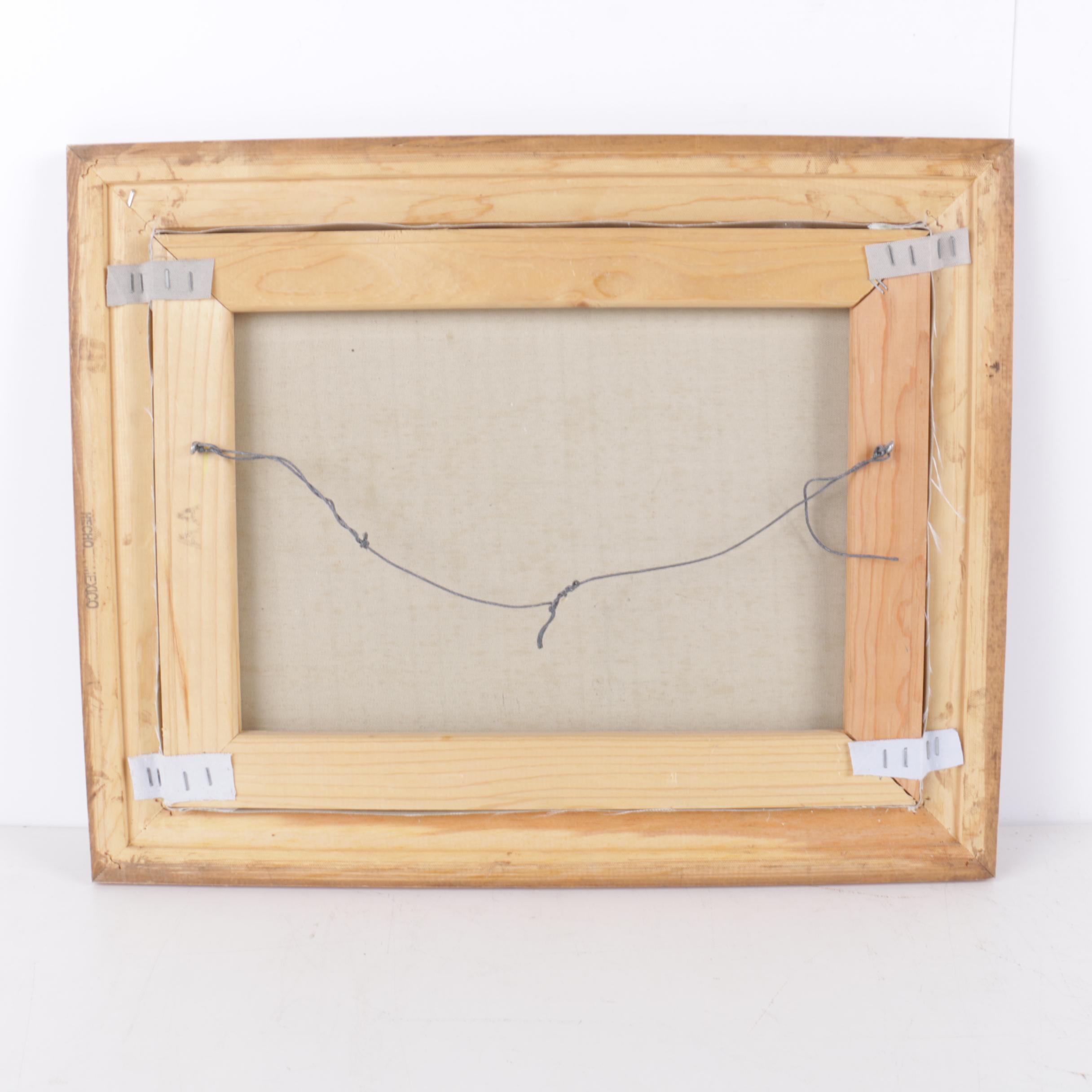 Joyce Roybal Oil Painting on Canvas of Musicians