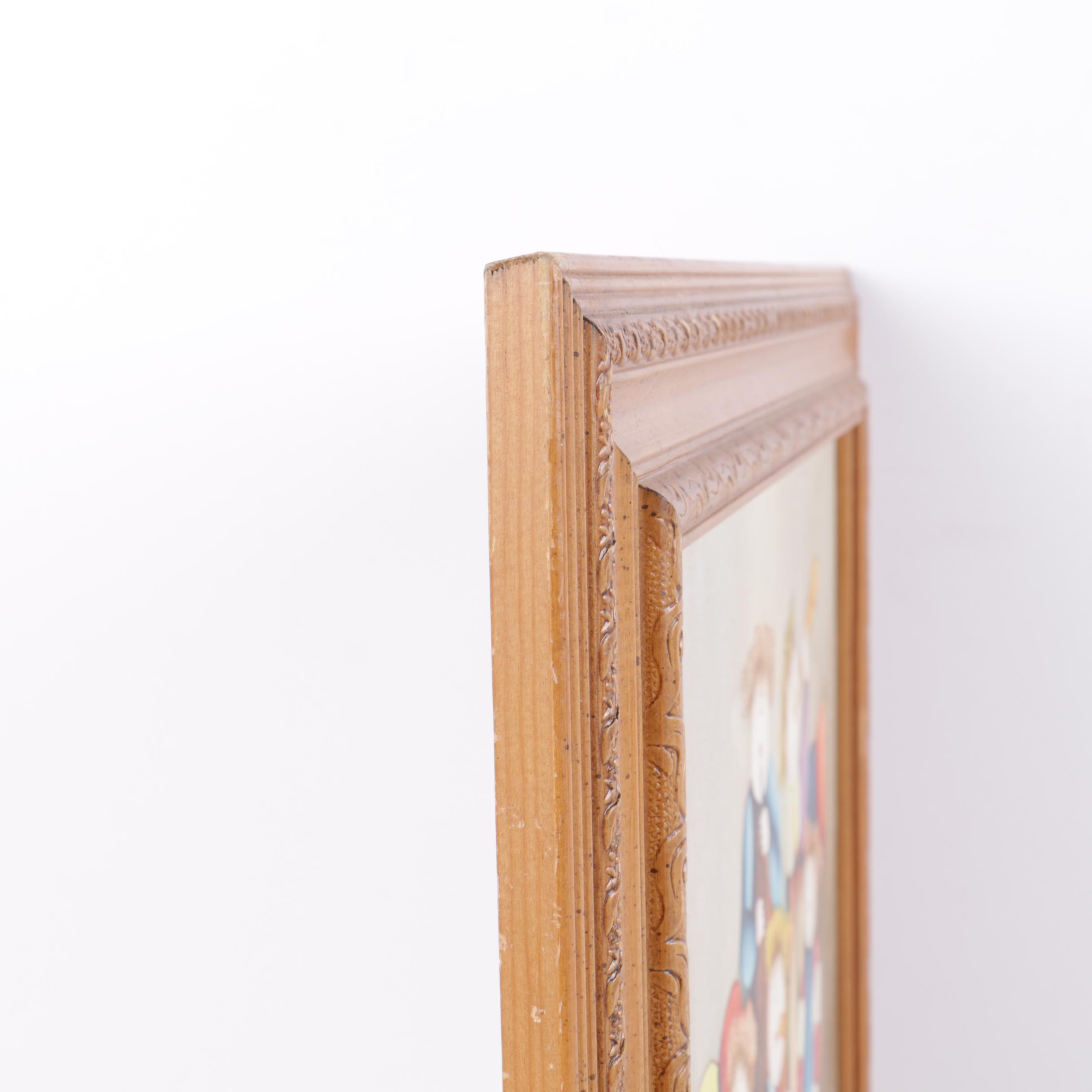 Joyce Roybal Oil Painting on Canvas of Musicians