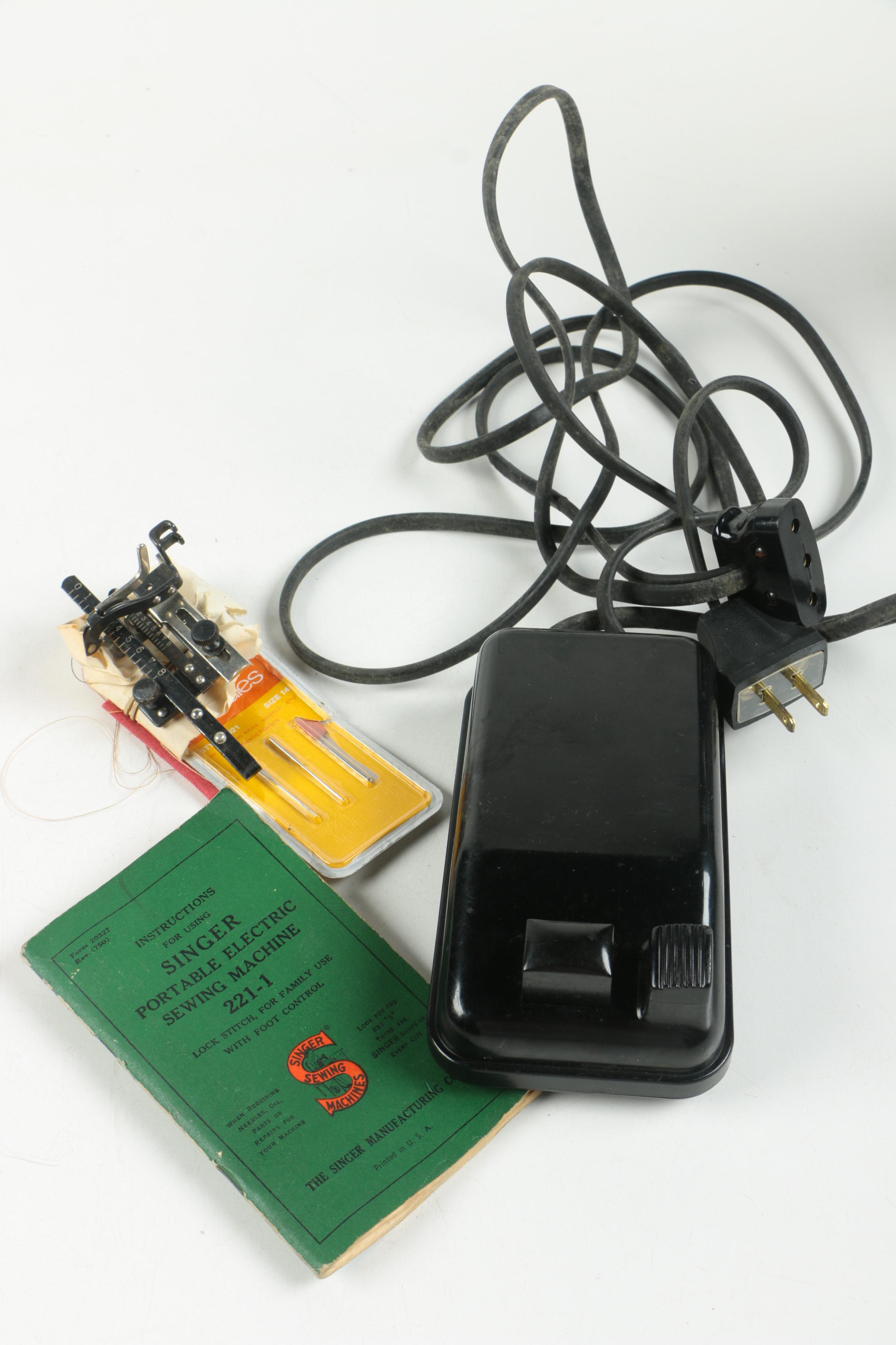 Singer Portable Electric Sewing Machine