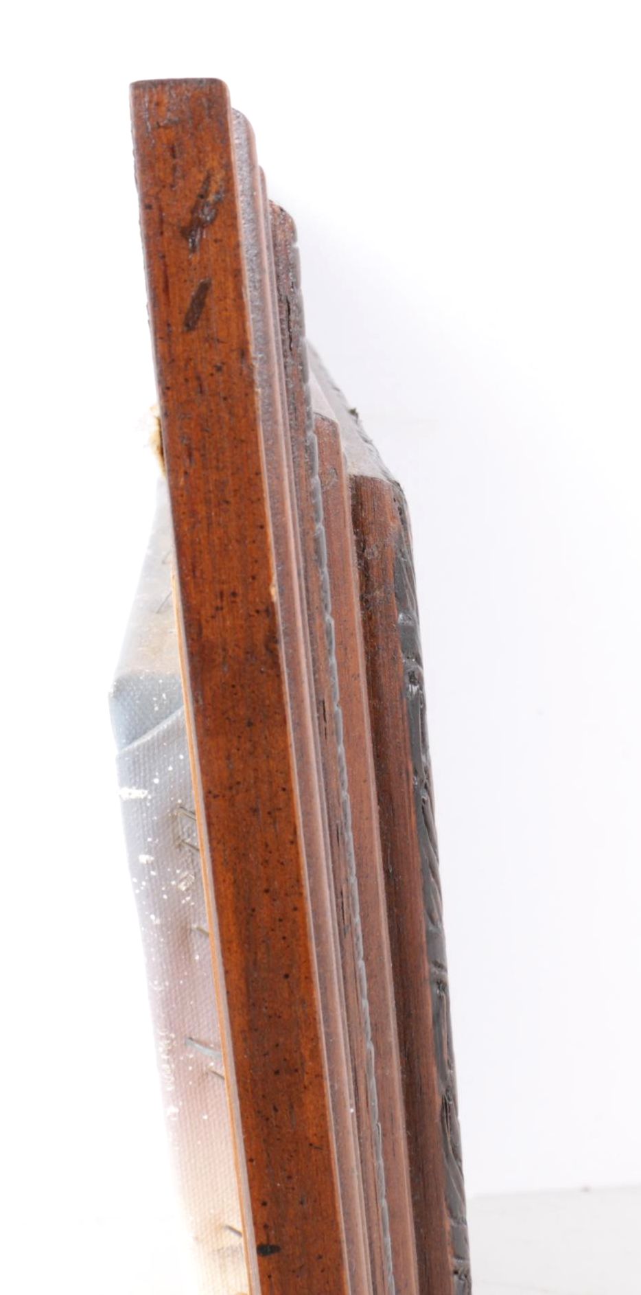 C. Carson Oil Painting of a Train