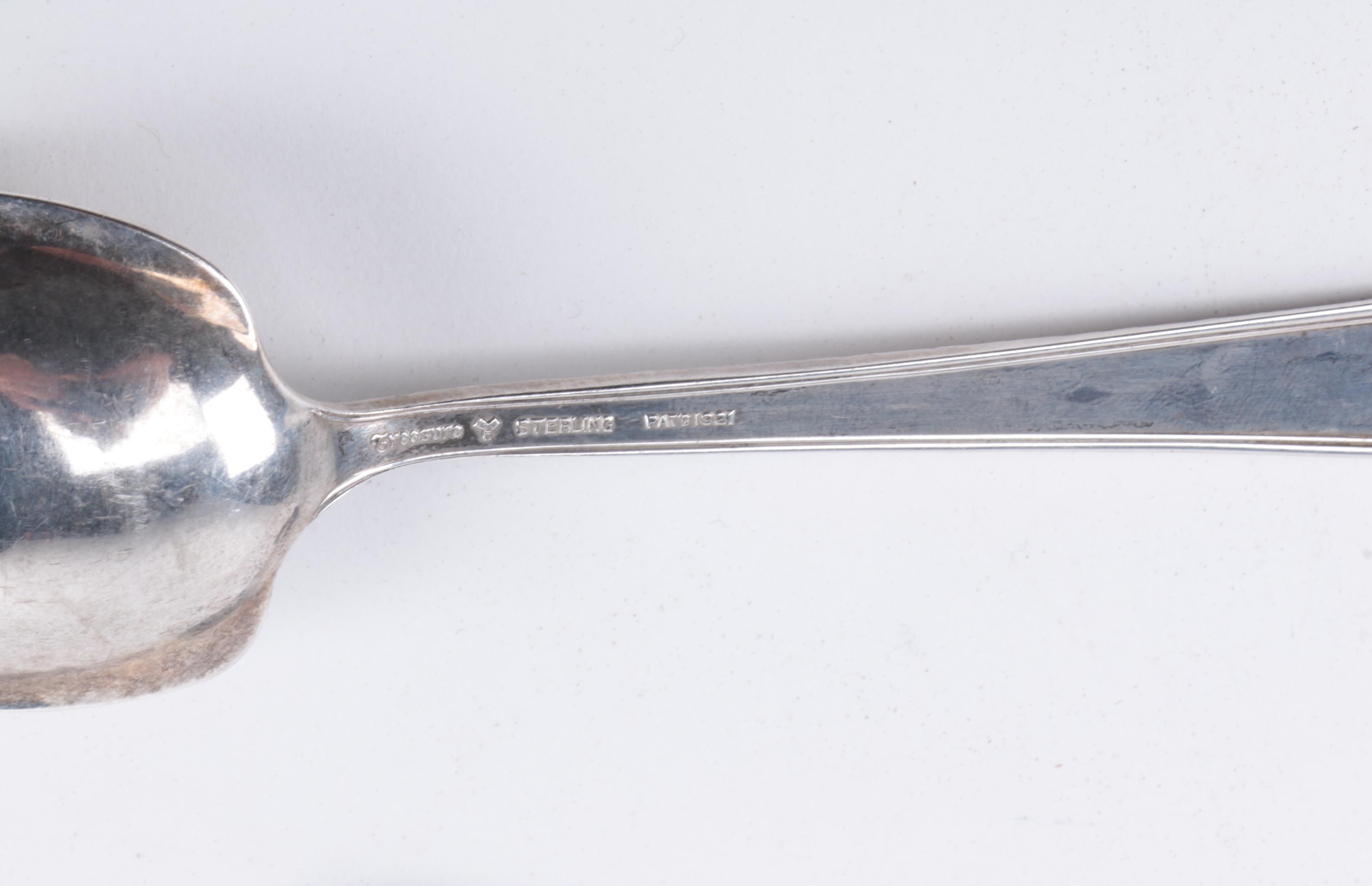 Lunt "Treasure" Sterling Silver Spoon and Sterling Silver Souvenir Spoon