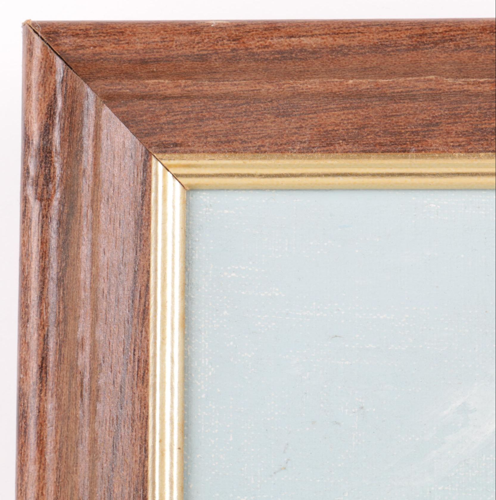 Gordon Abbot Oil on Board of a Seascape