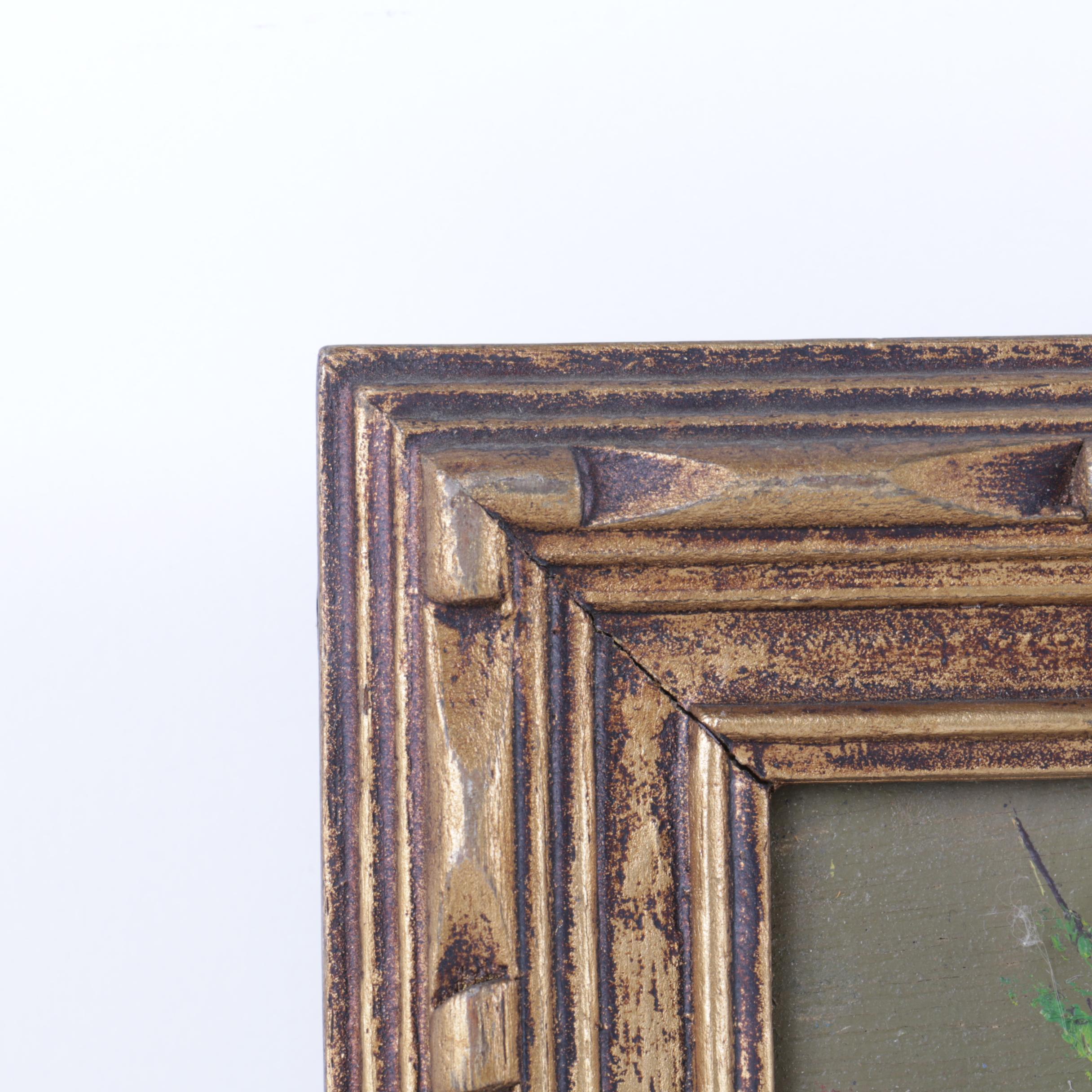 K. Houg Oil Painting of a Floral Arrangement