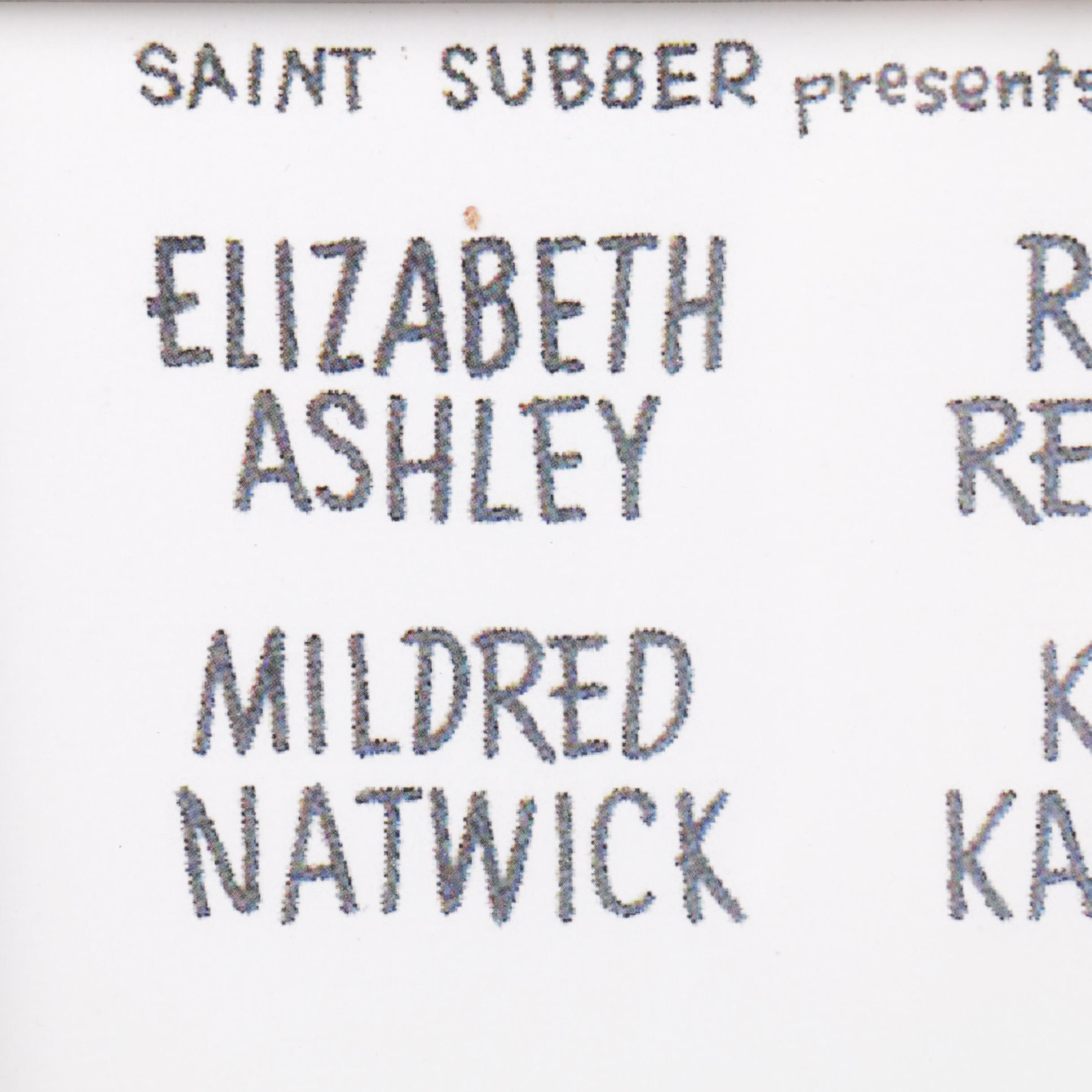 1963 Theater Poster for "Barefoot in The Park" Tryout in Washington DC