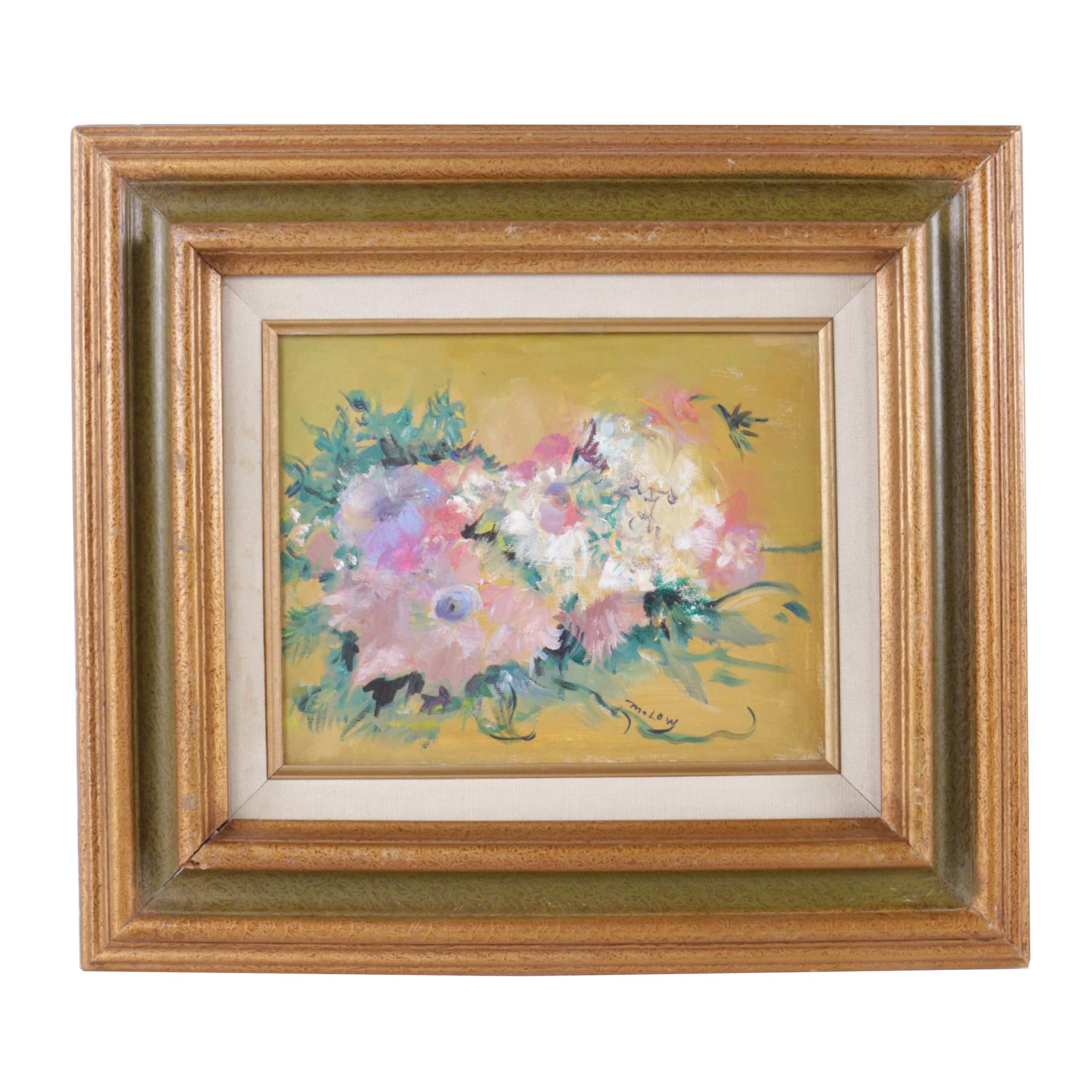 Molow Oil Painting of Flowers