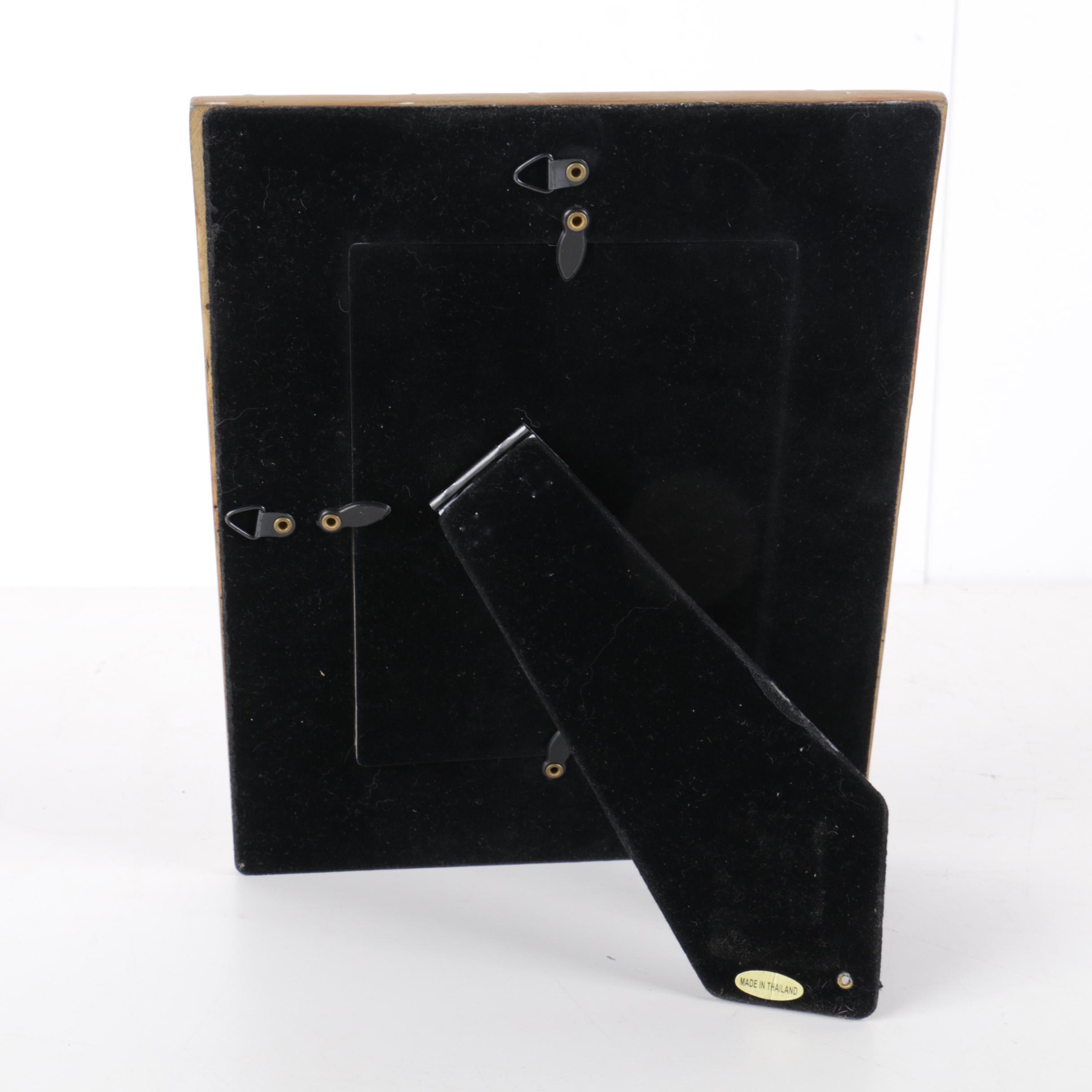 Oil Painting on Panel Landscape with Birch Trees