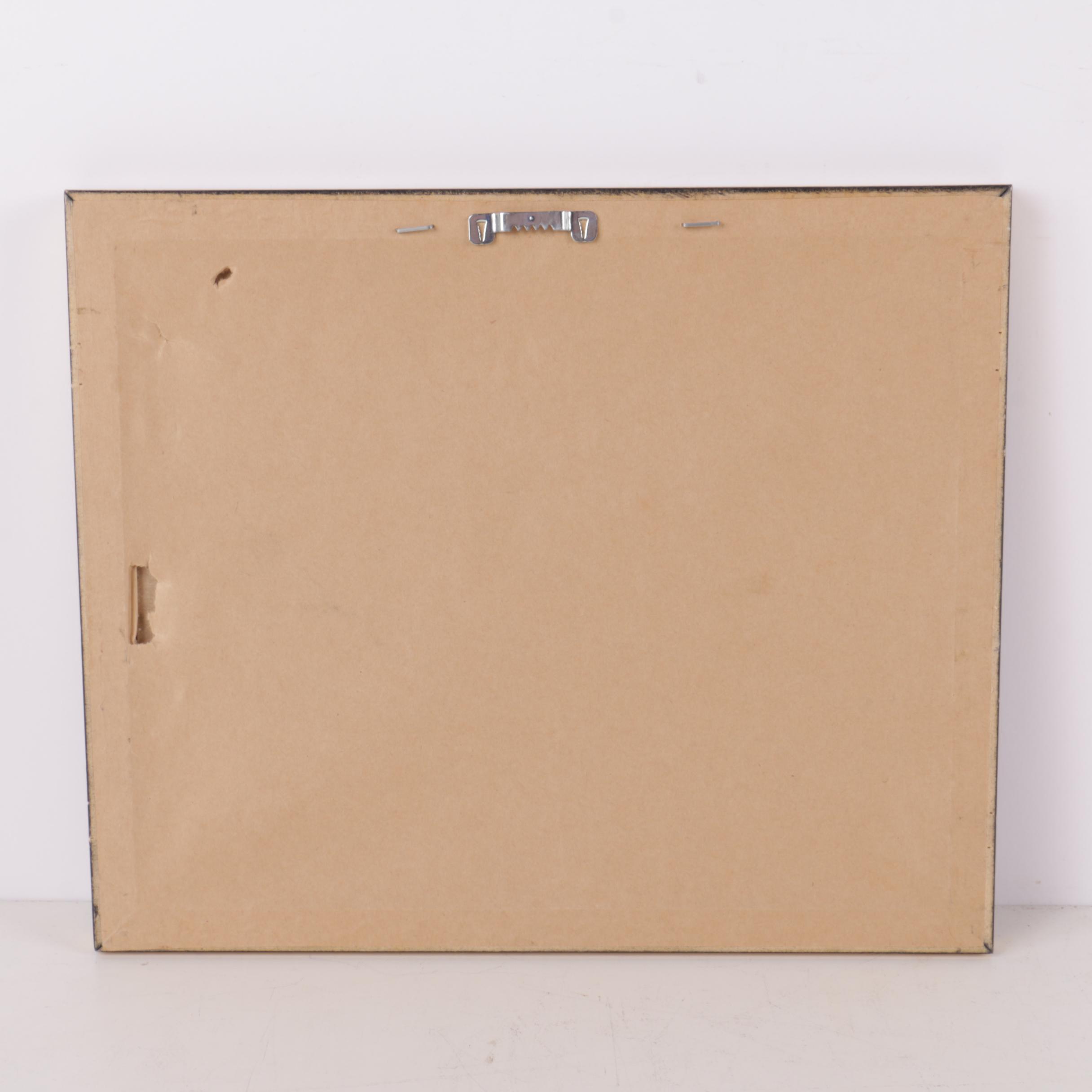 Reproduction Print After Karl Joseph Brodtmann of a Lion