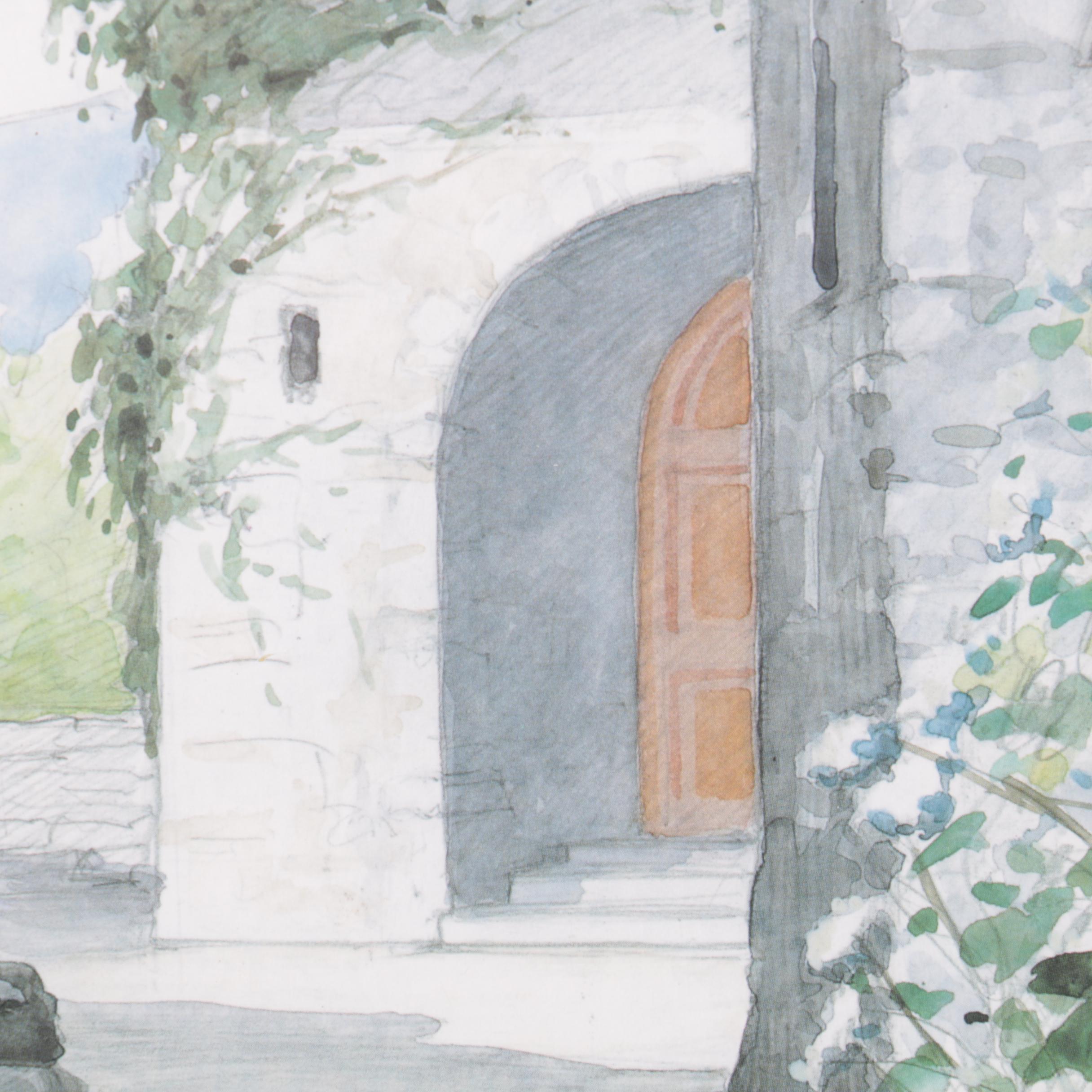 Signed Reproduction Print on Paper After Mario Crippa