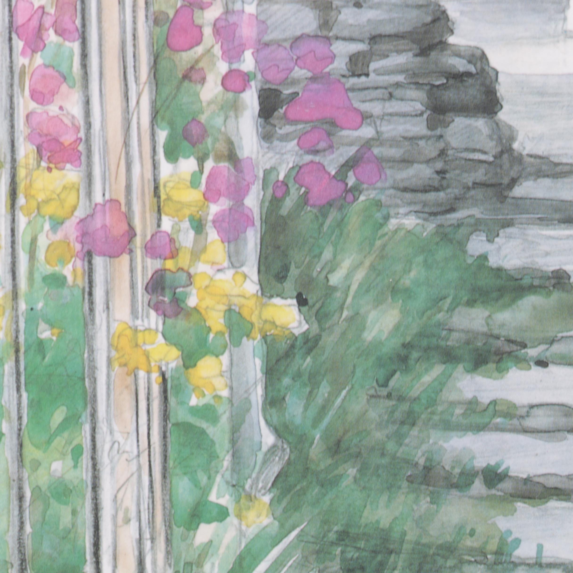 Signed Reproduction Print on Paper After Mario Crippa