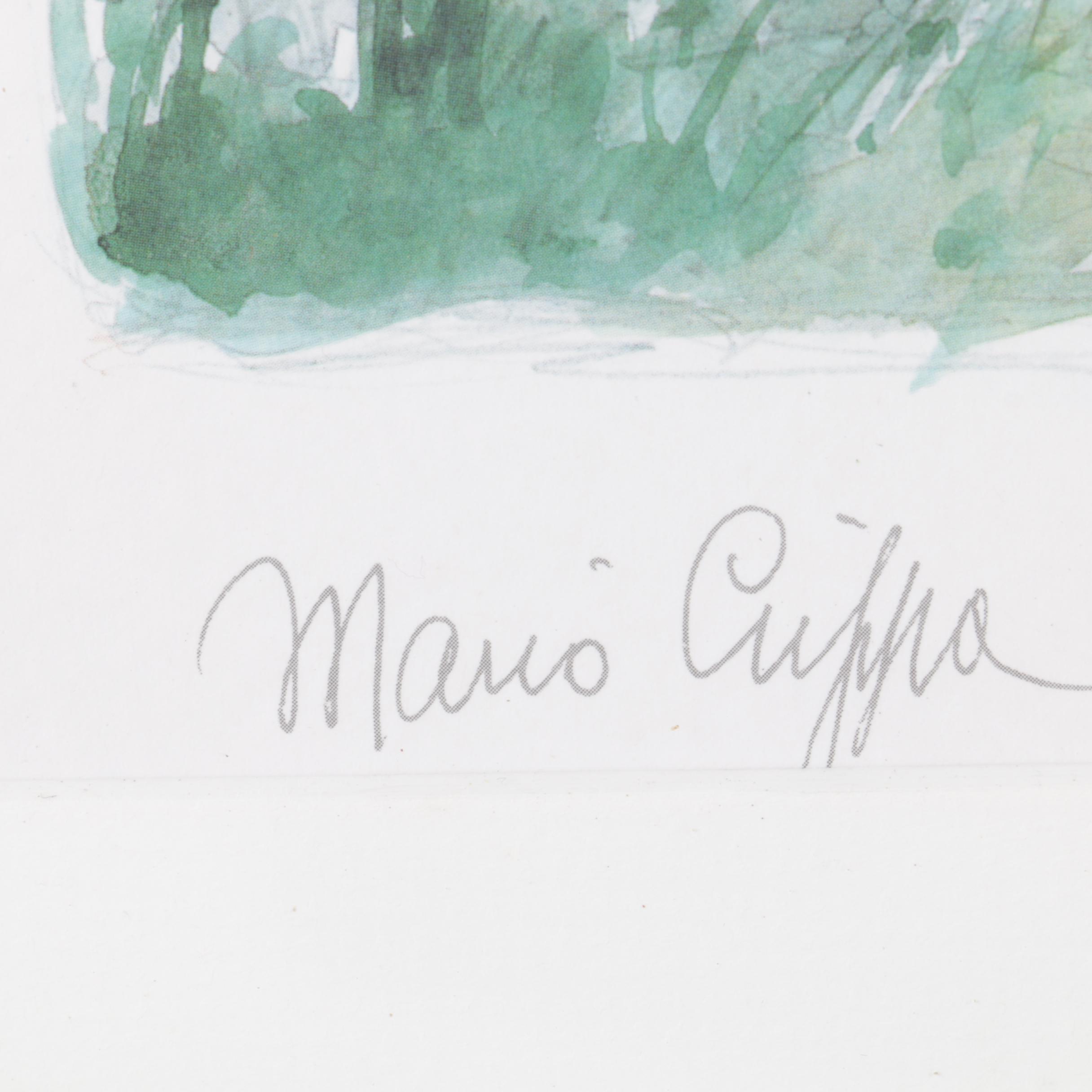 Signed Reproduction Print on Paper After Mario Crippa