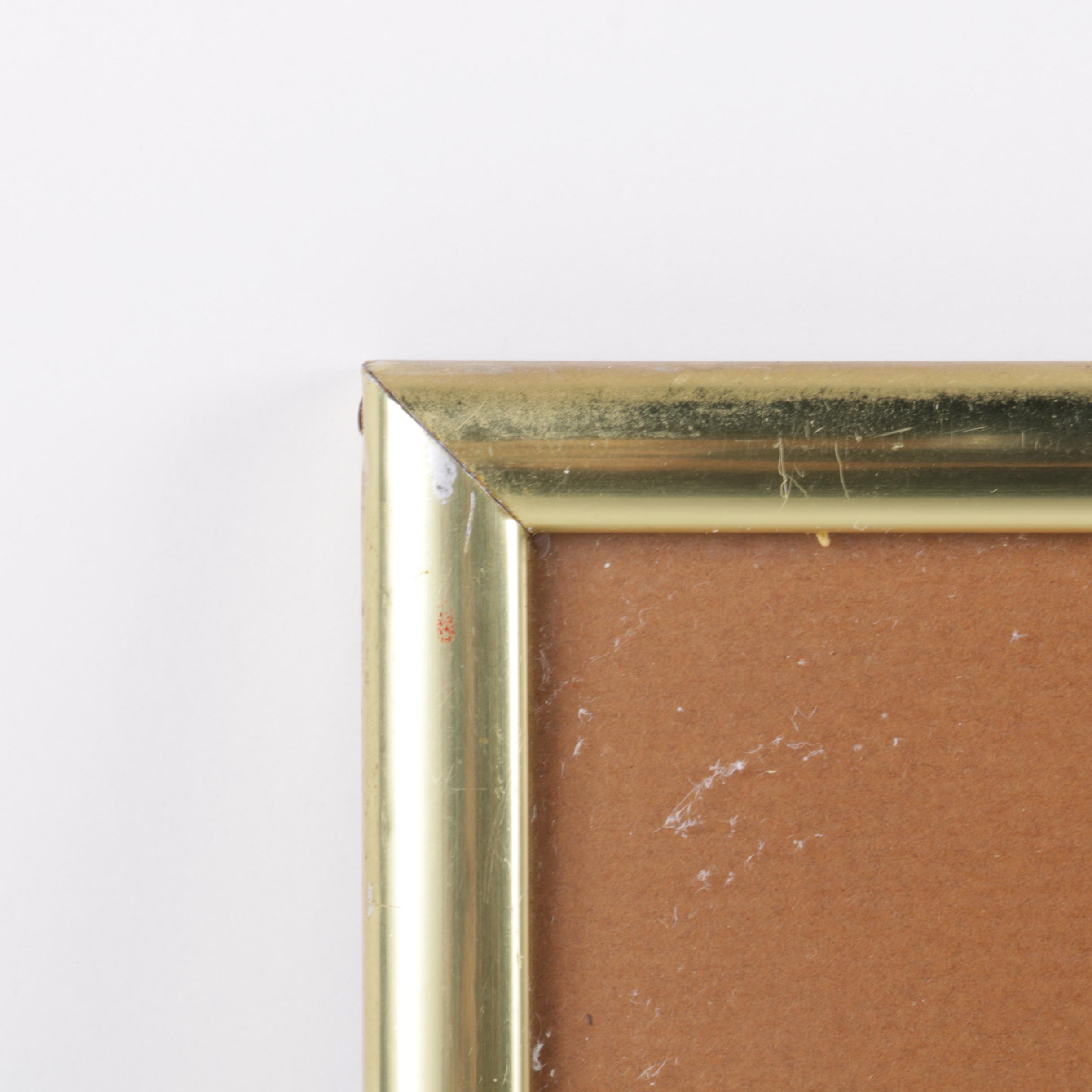 Marilyn Moseley Watercolor on Paper of a Wooded Landscape