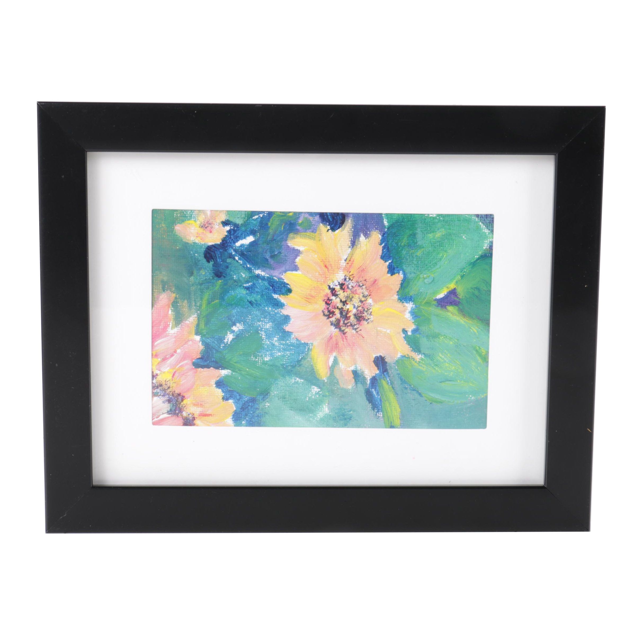 Oil Painting of Flowers