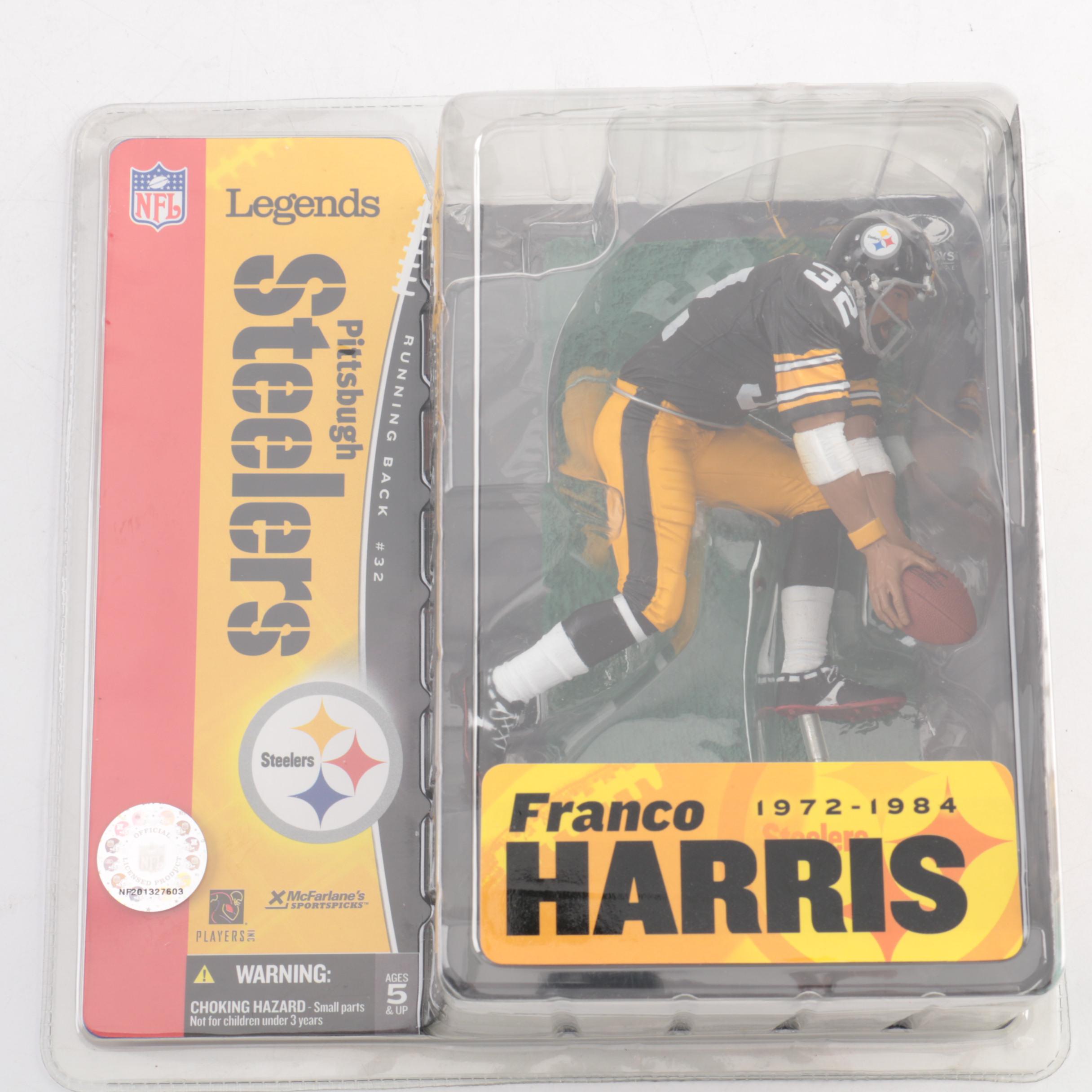 Seven NFL Legend Figurines