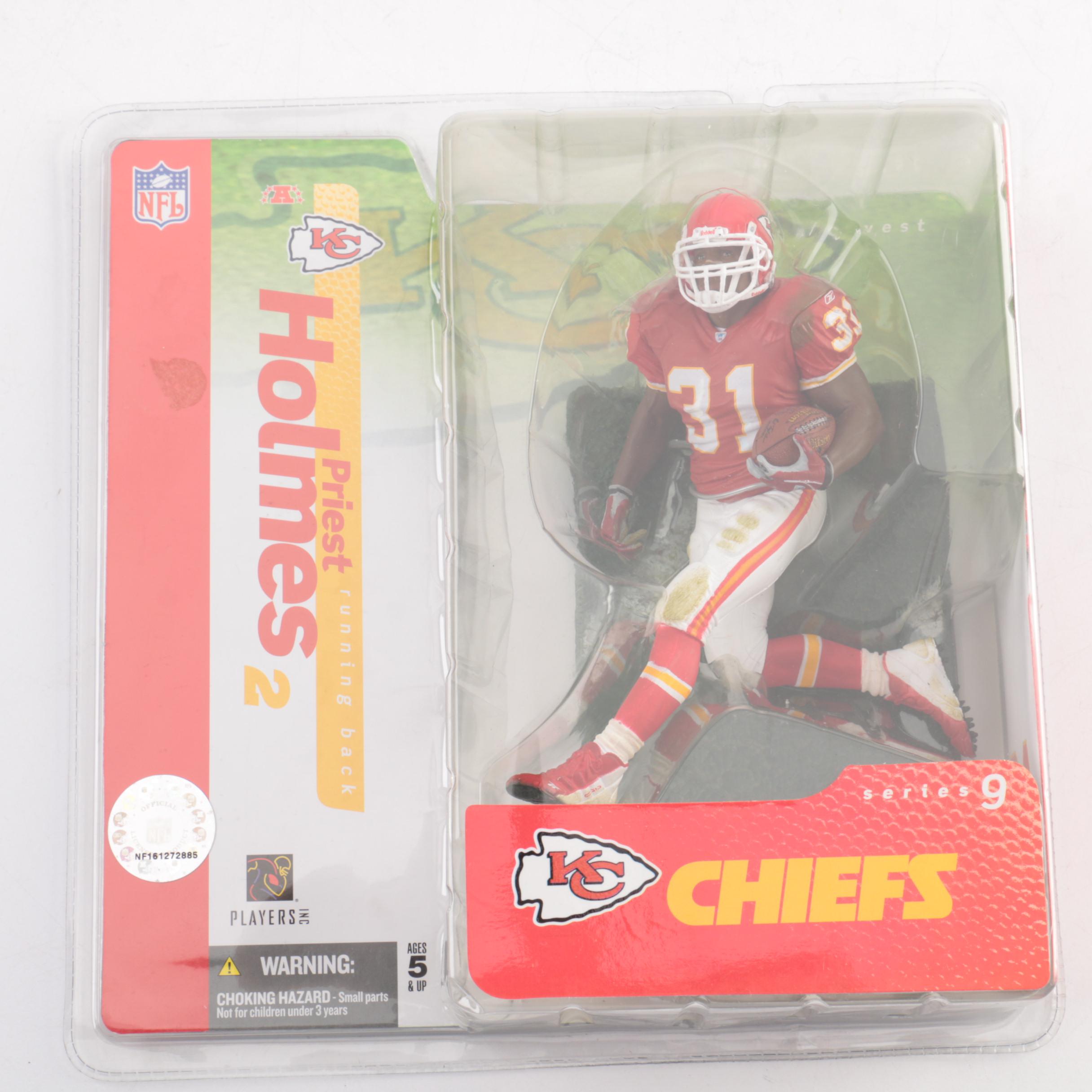 Seven NFL Legend Figurines