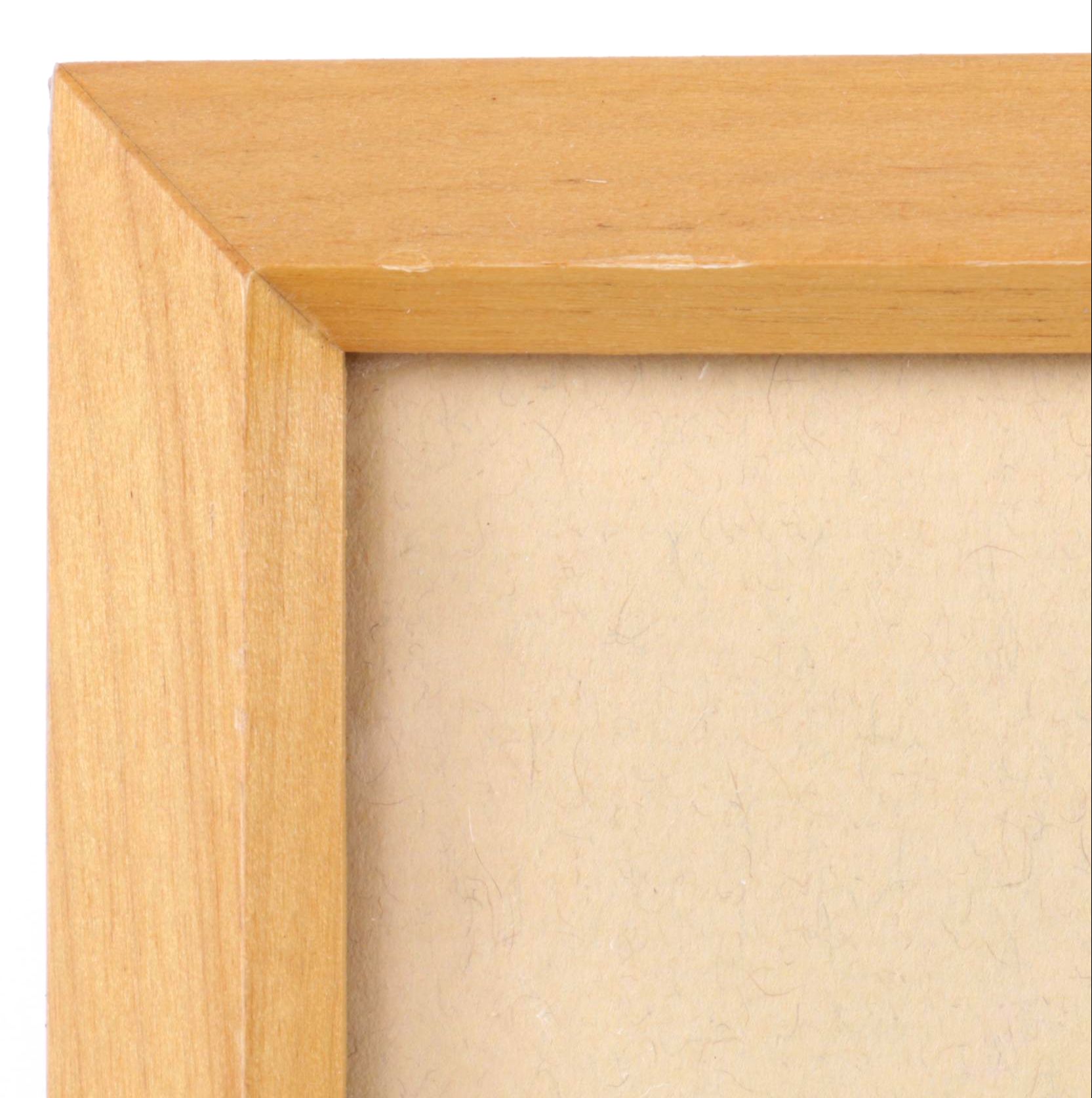 Gouache Painting of Dancing-lady Orchids on Gold Tone Paper