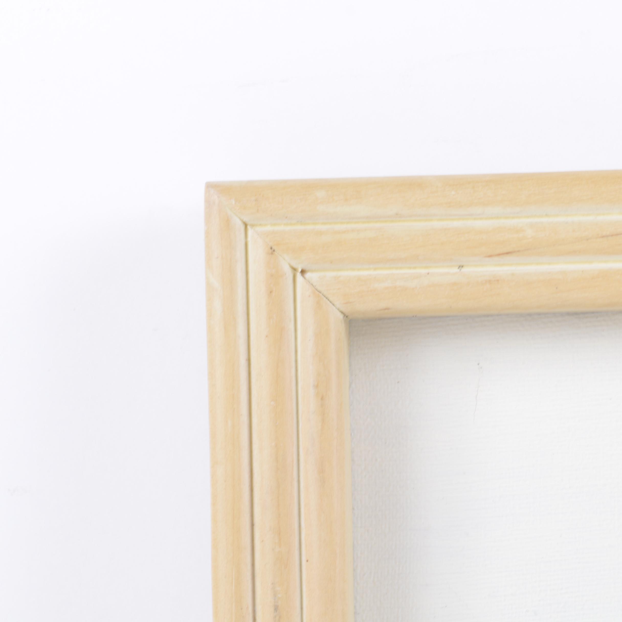 Thomas Oil Painting of Strawberries with a Reproduction Print of Geraniums