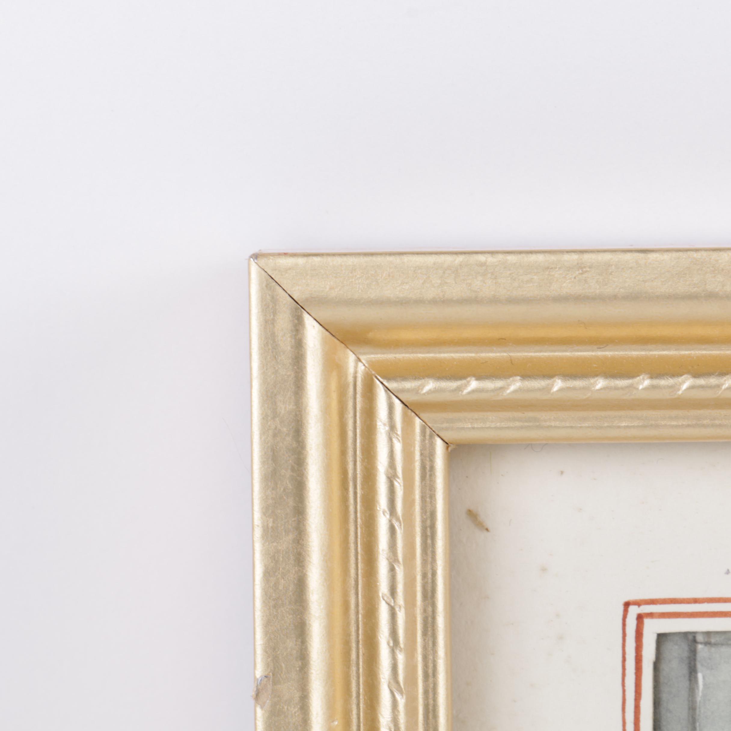 Frank MacDonald Watercolor Painting of a Coastal Home