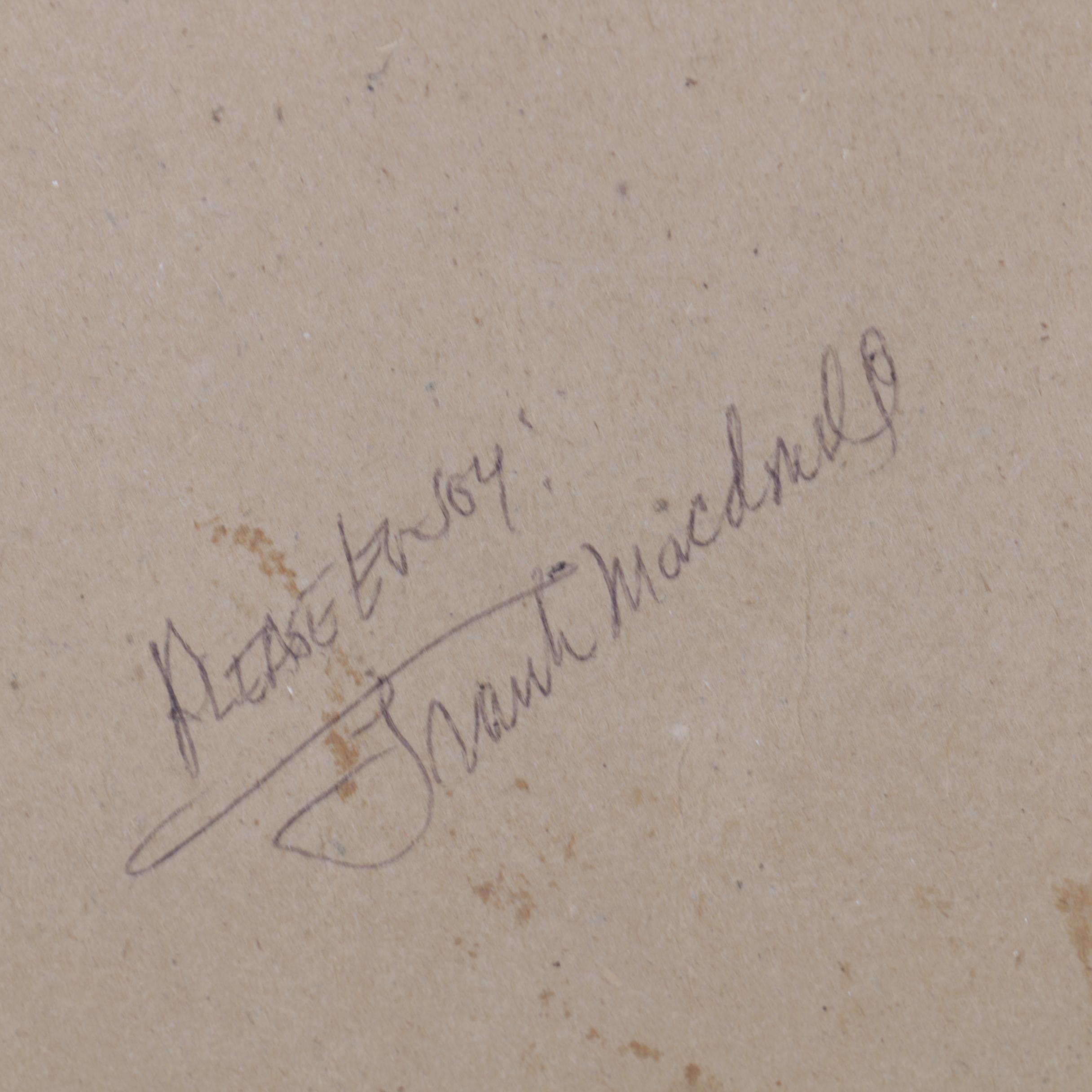 Frank MacDonald Watercolor Painting of a Coastal Home