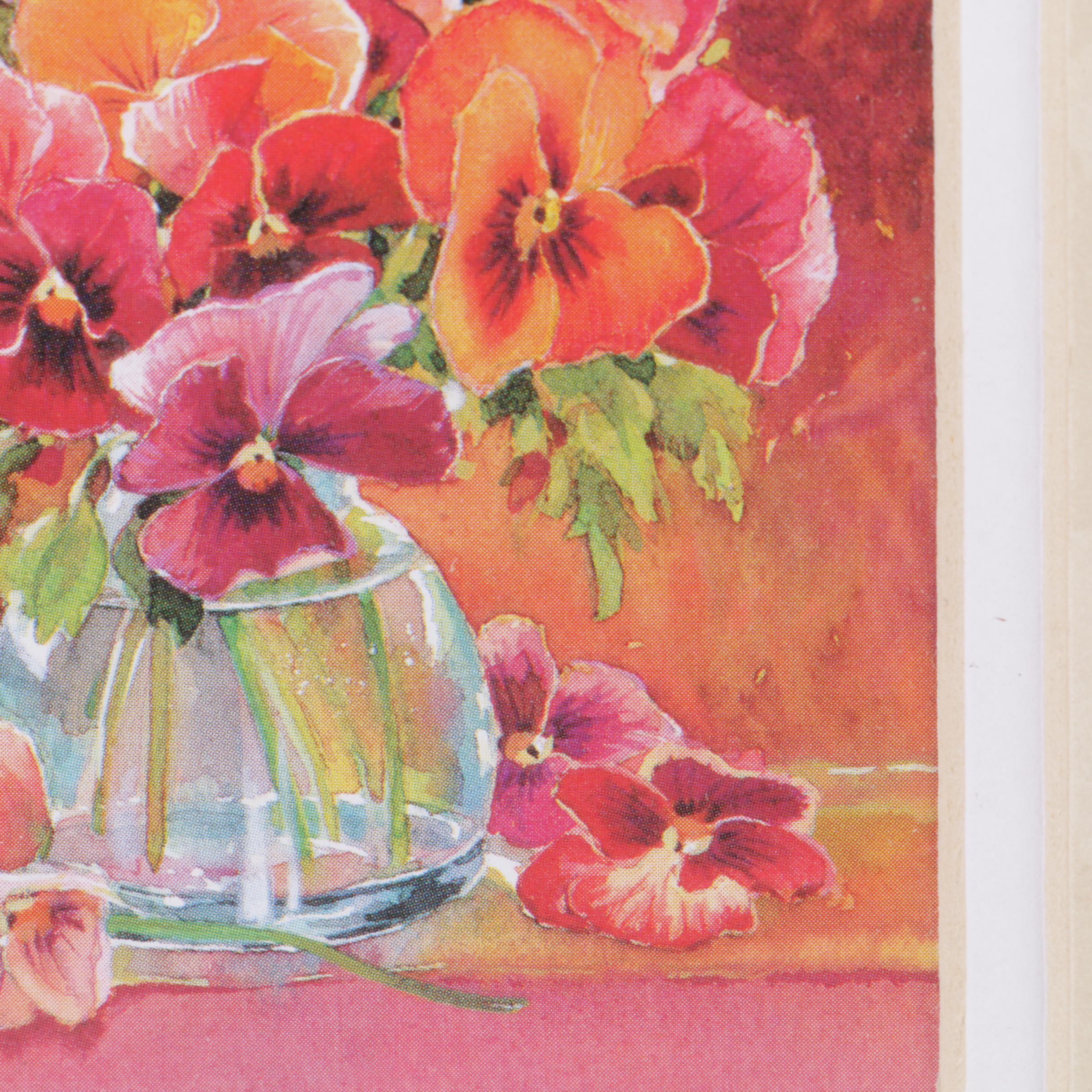 Reproduction Print on Paper After Adelene Fletcher "Glass Jar"