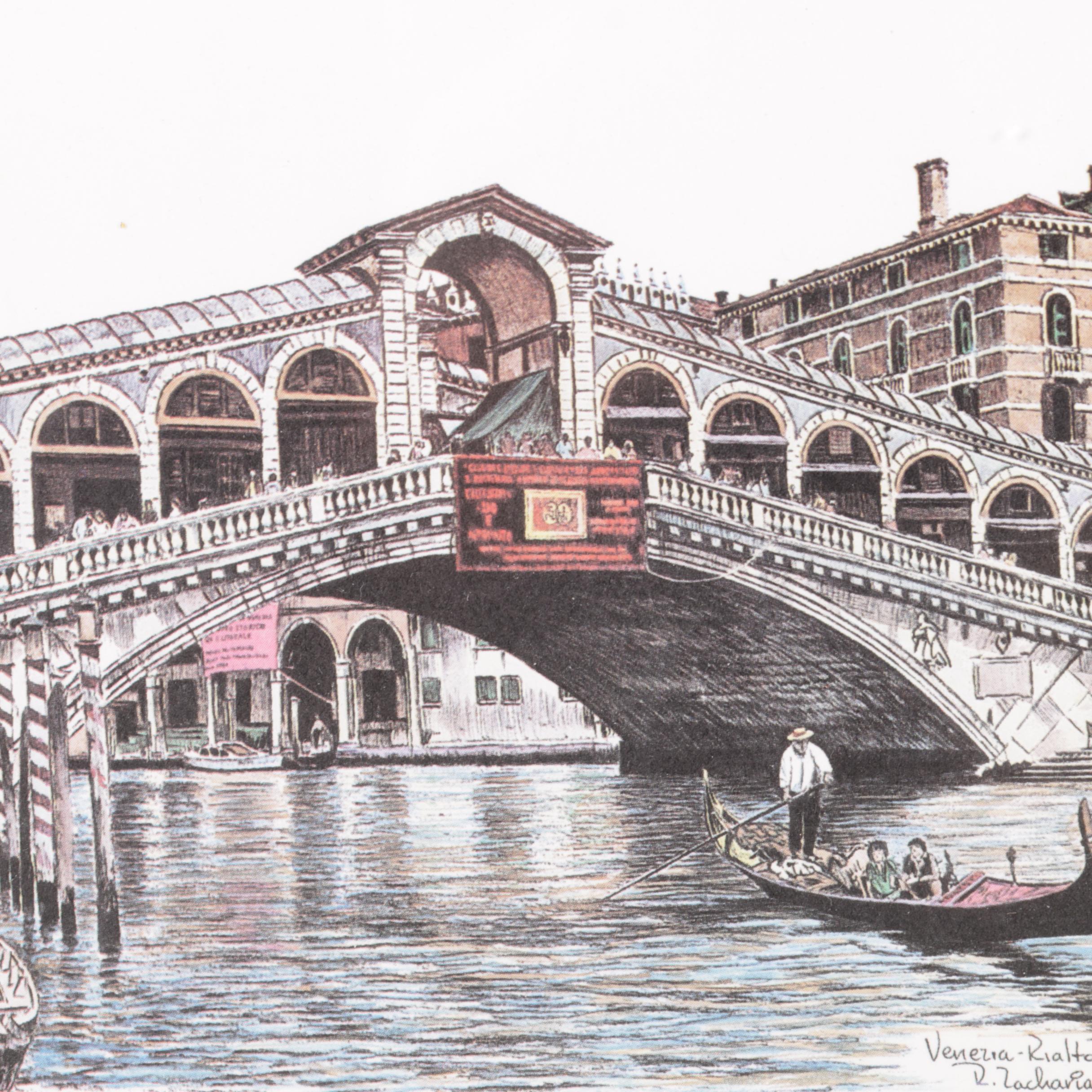 R. Zacharias Reproduction Prints of Venice