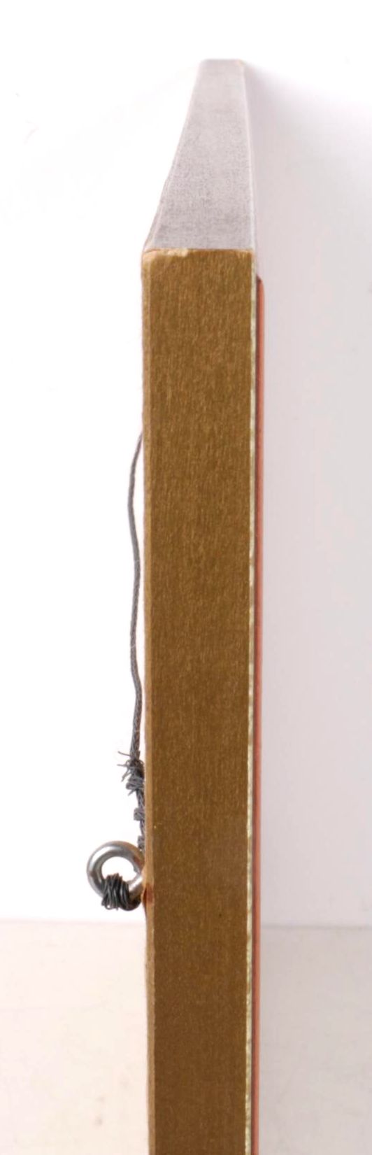 Signed Hand Colored Etching of a European Cityscape