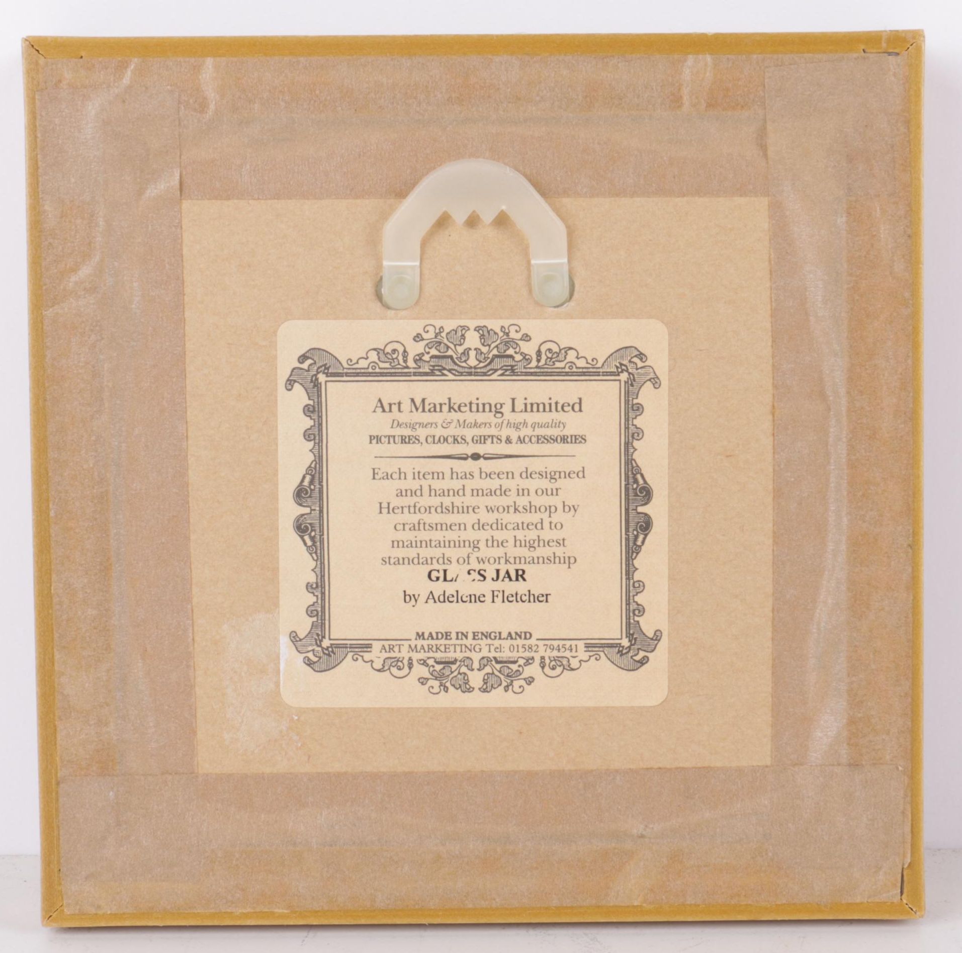 Reproduction Print on Paper After Adelene Fletcher "Glass Jar"