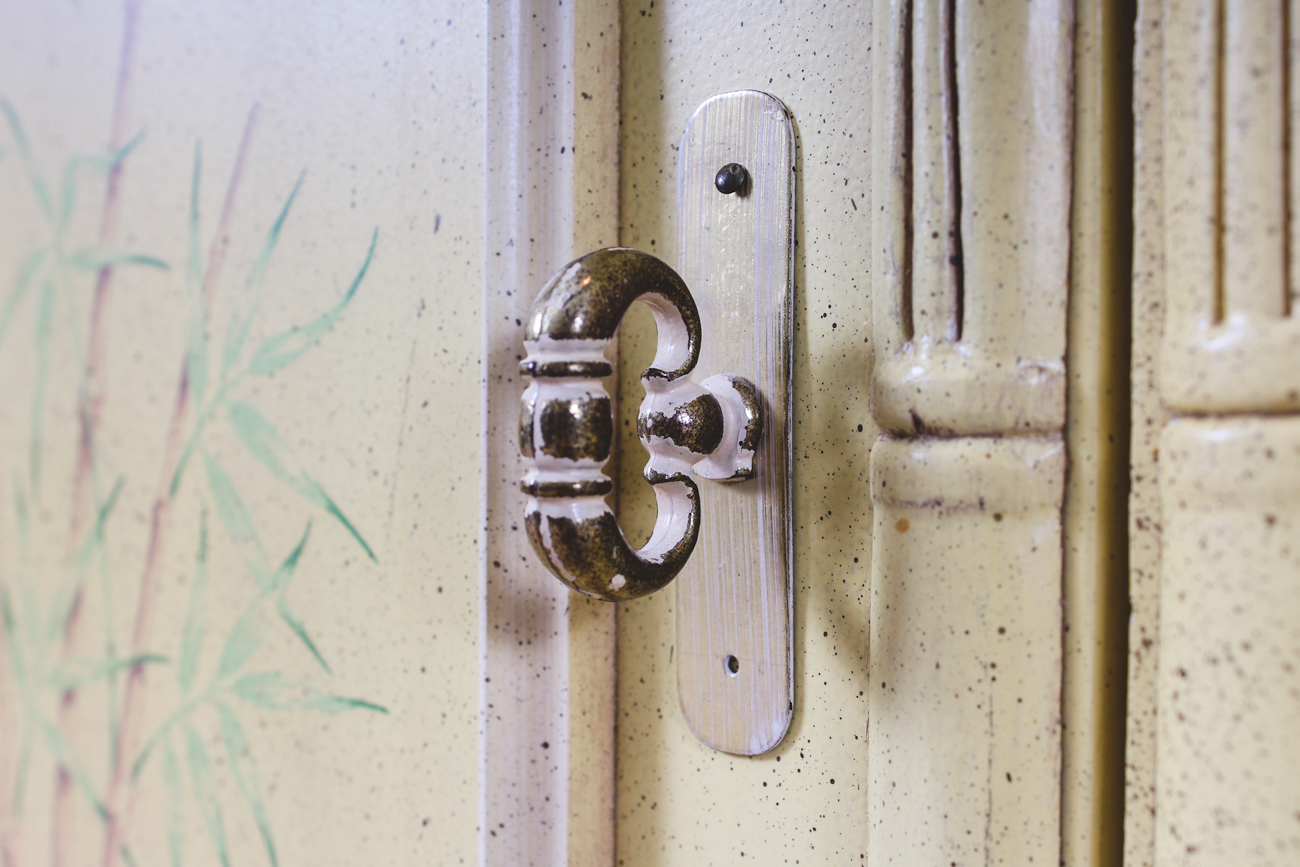 Vintage Asian Inspired Sideboard
