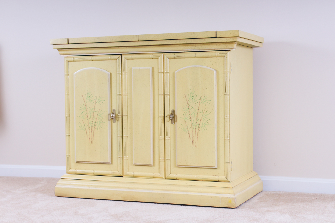Vintage Asian Inspired Sideboard