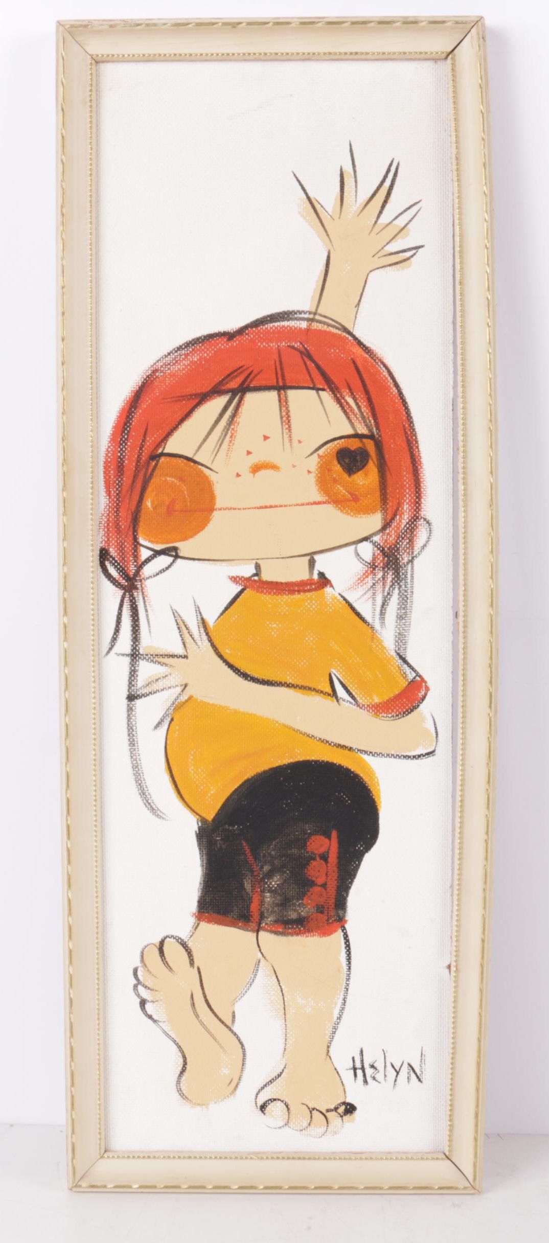 Helyn Mann Acrylic Painting on Canvas of Children